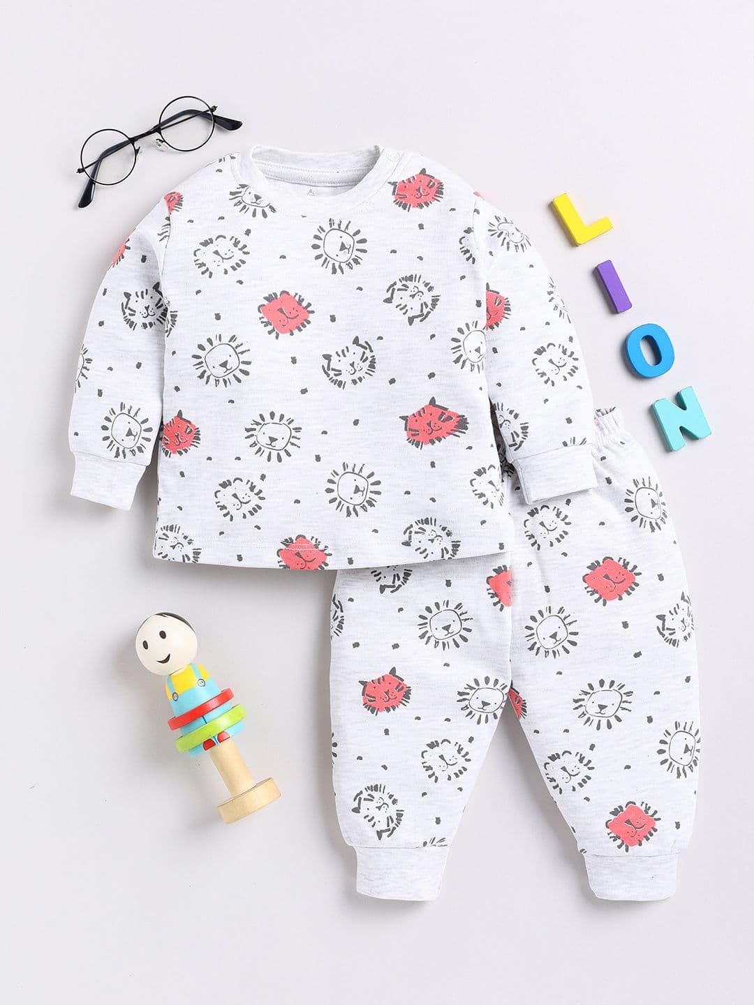 YK X Tinyo Infant Boys Printed T-Shirt With Joggers - view 1