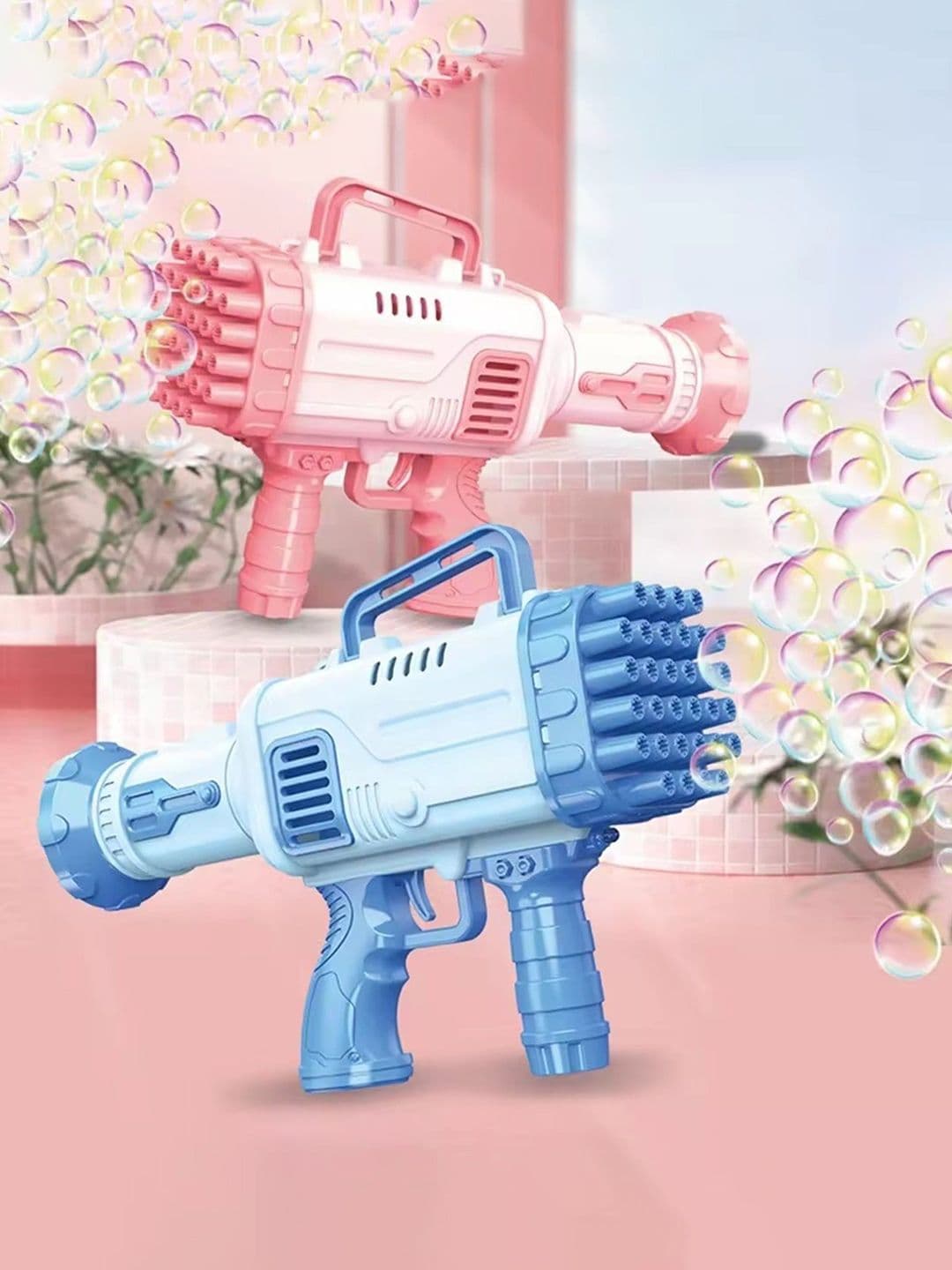 MUREN Kids Bubble Maker Machine Gun Toy - view 1