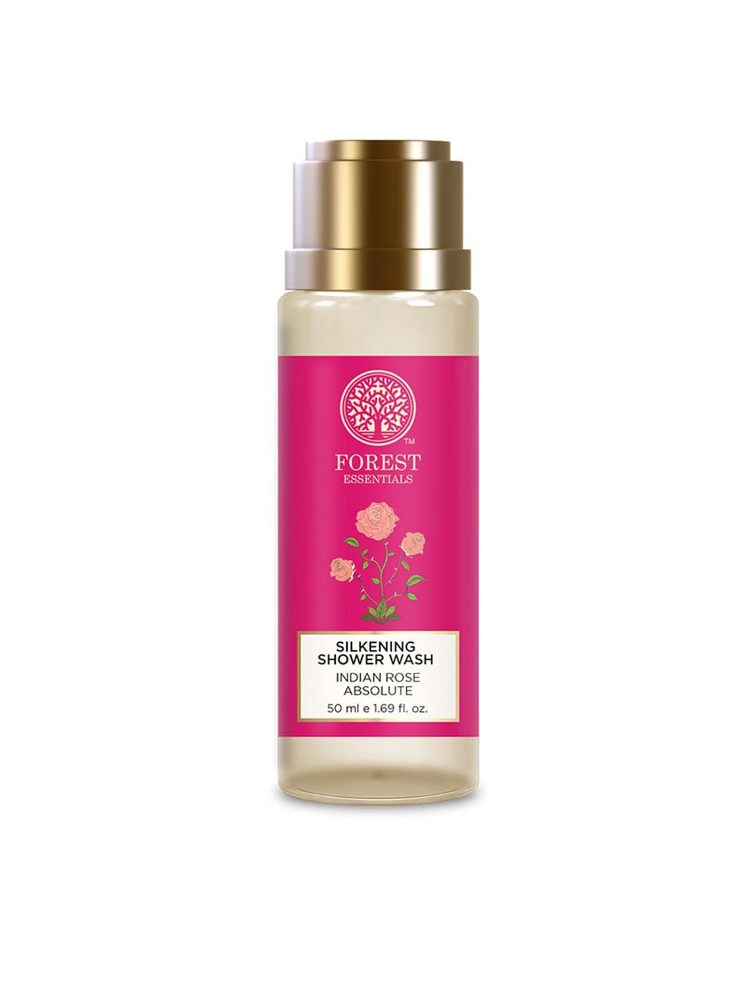 Forest Essentials Indian Rose Absolute Silkening Shower Wash - 50 ml - view 1