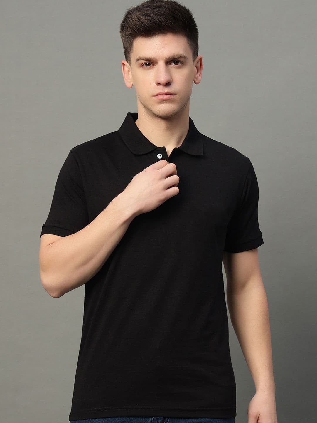 SZN Men Polo Collar Pockets T-shirt - view 1