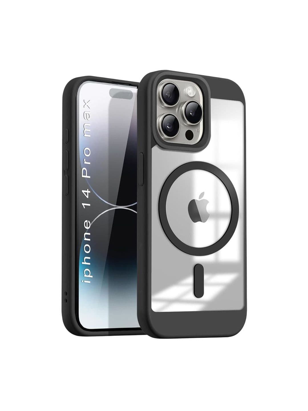 Luxury Kase Shockproof Transparent Clear Hard Back Cover Case with Soft Edge - view 1