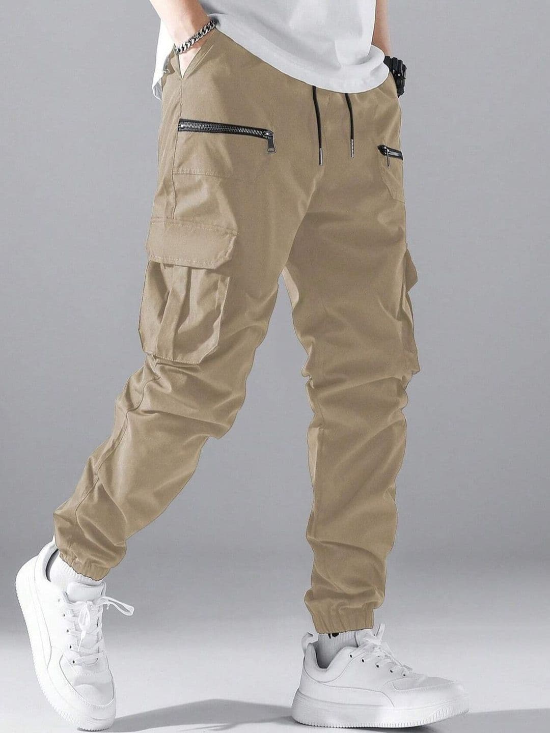 R.Code by The Roadster Life Co. Men Regular Fit Chinos Trousers - view 1