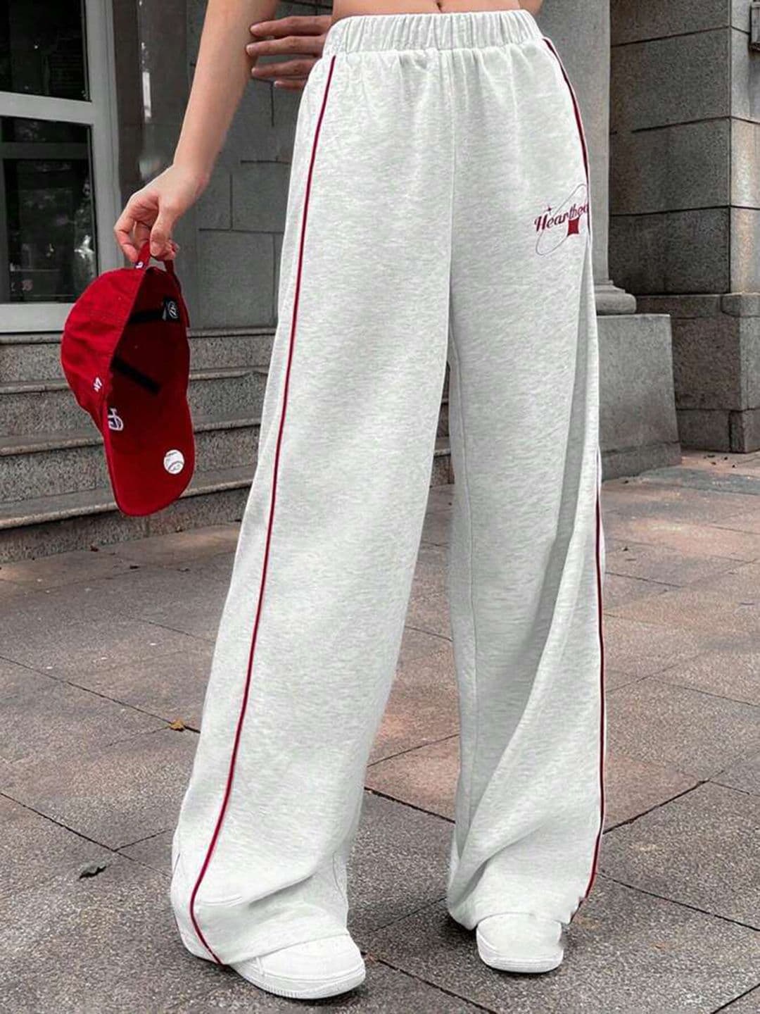 The Roadster Lifestyle Co Printed Mid-Rise Loose Fit Parachute Trousers - view 1