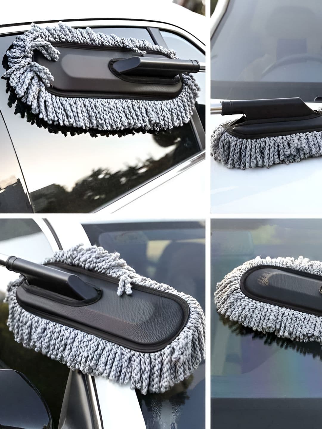 DeoDap Black Stainless Steel Extendable Microfiber Car Duster - view 1