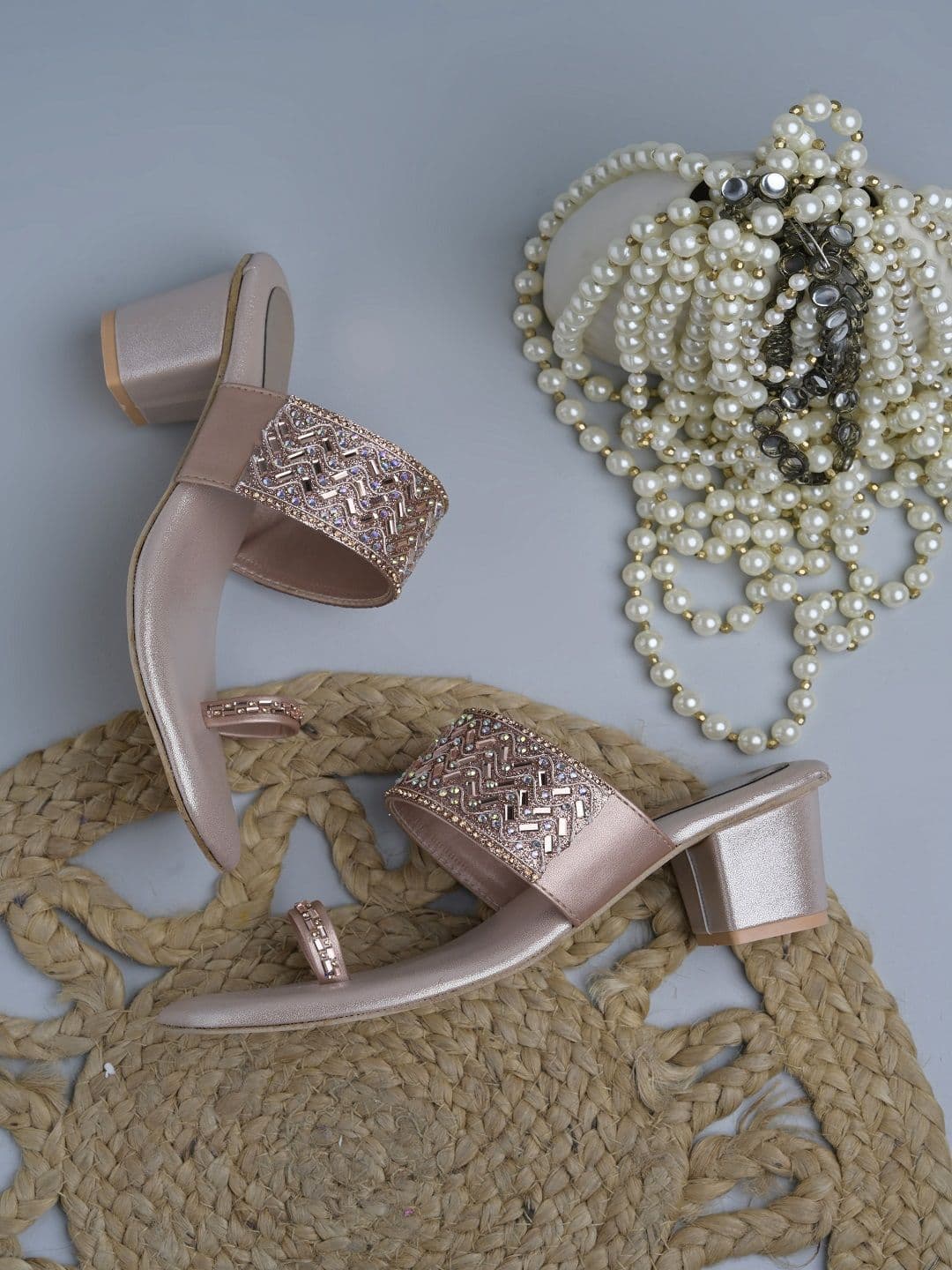 Froh Feet Women Embellished Block Sandals - view 1
