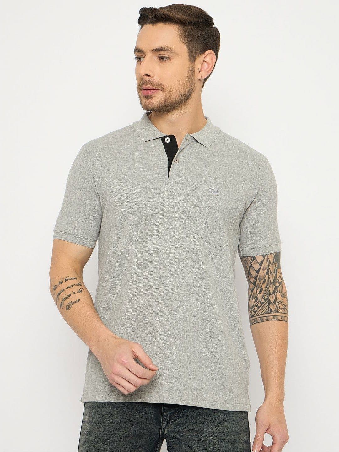Duke Polo Collar Cotton T-shirt - view 1