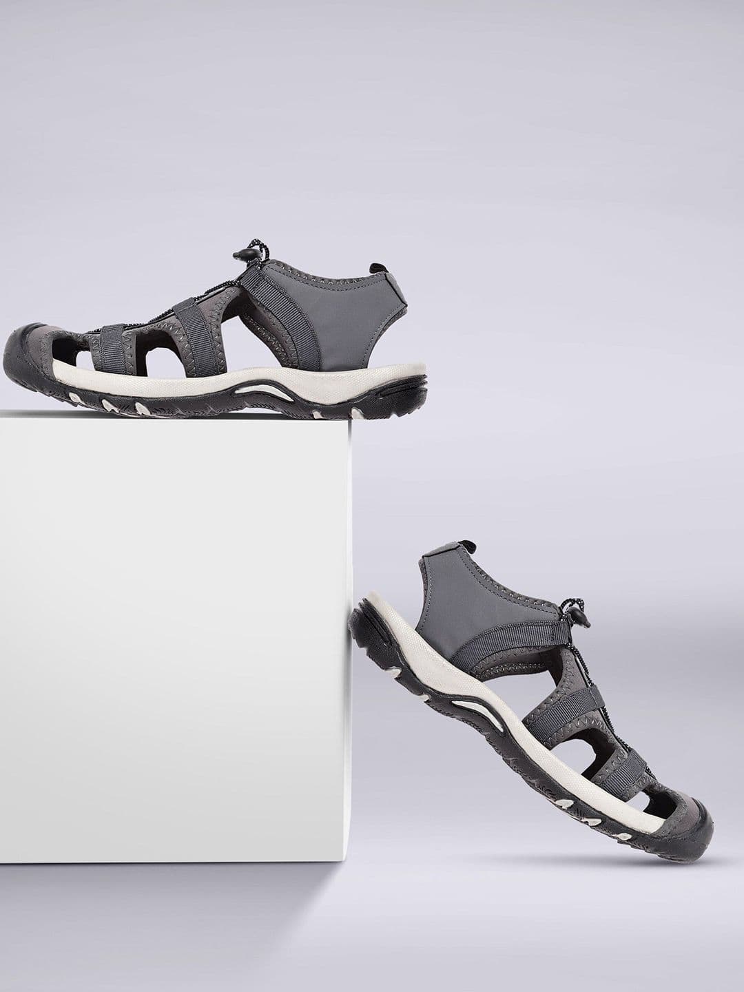 The Roadster Lifestyle Co. Men Textured Sports Sandals - view 1