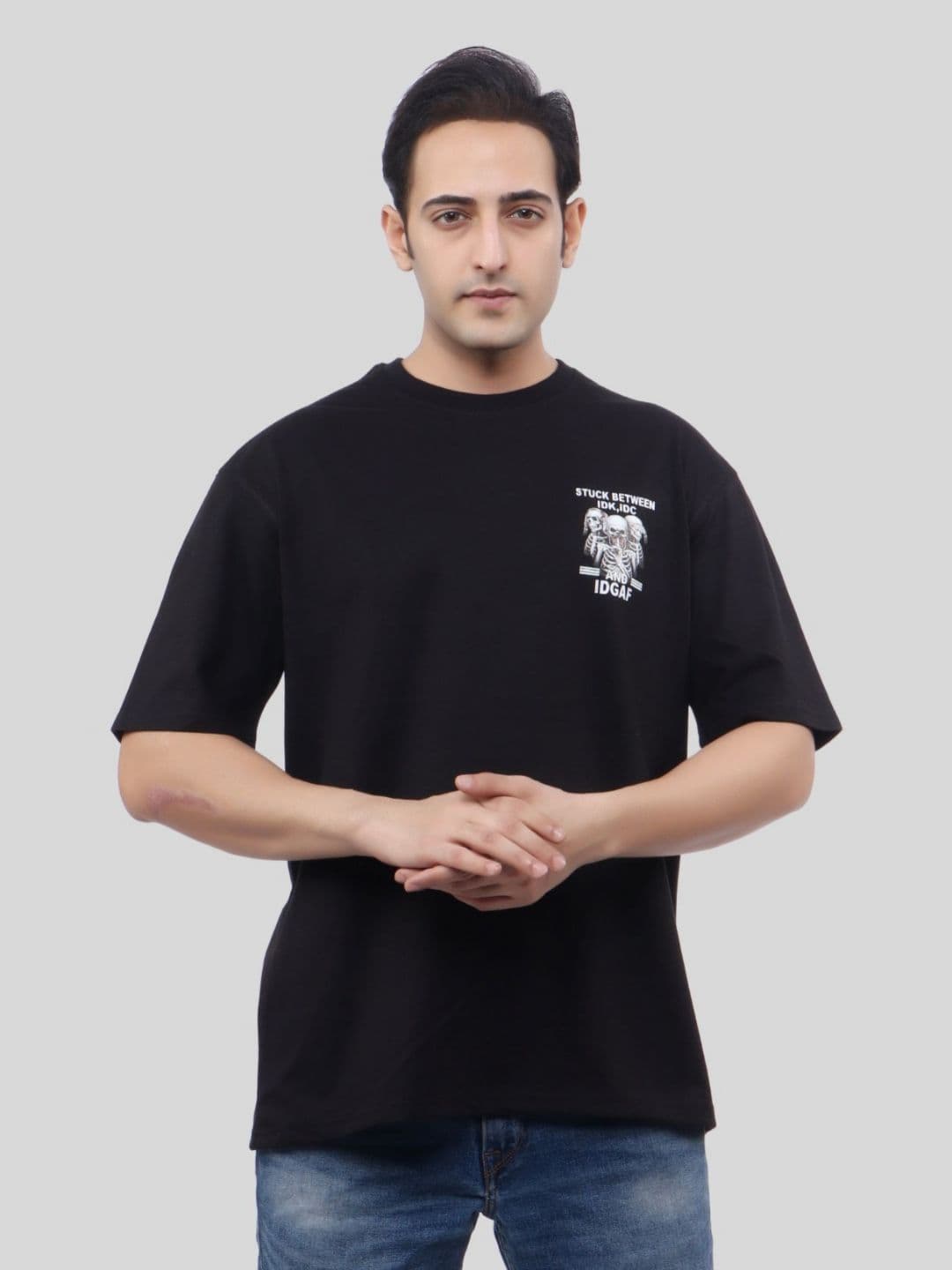 WILD ELEPHANT Men Printed Indigo T-shirt - view 1