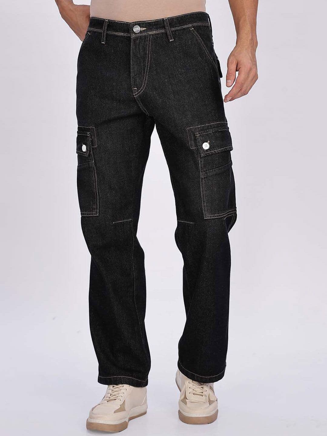 Mast & Harbour Men Relaxed Fit Mid-Rise Low Distress Jeans - view 1