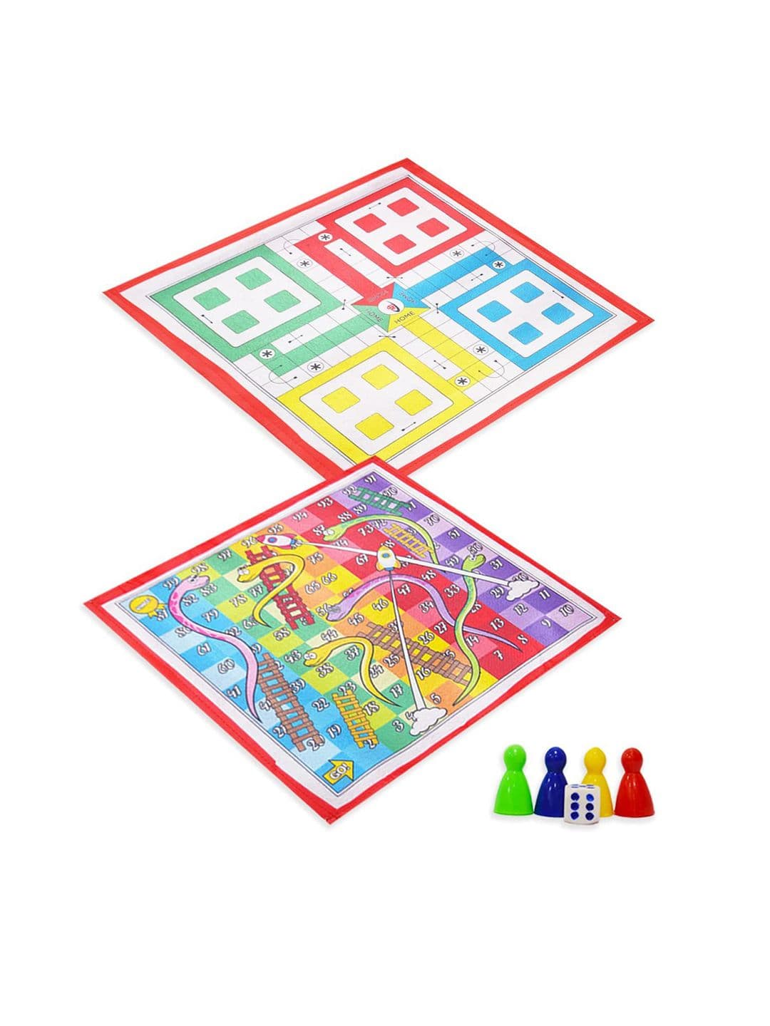 YK X Kids Mandi 2in1 Ludo & Snake & Ladder Board Game - view 1