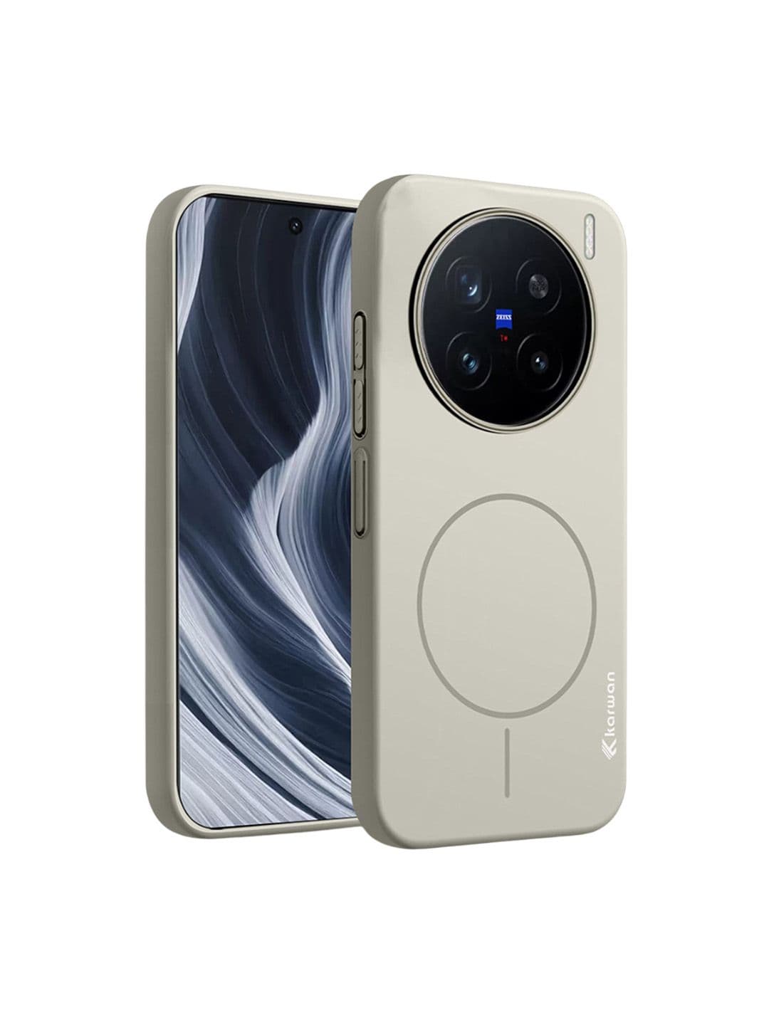 Karwan Solid Printed Vivo X200 Pro 5G Back Case Mobile Accessories - view 1