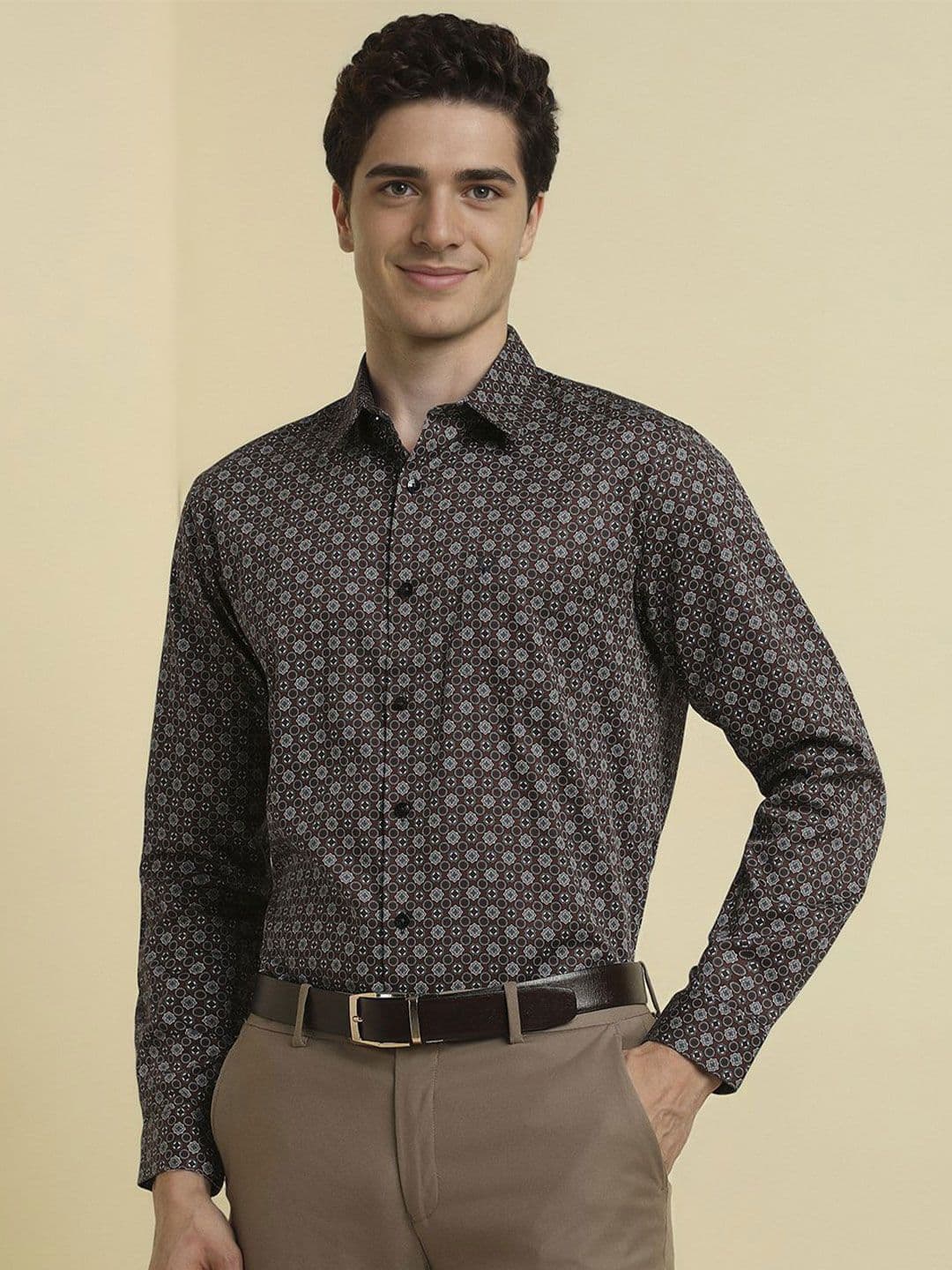 Allen Solly Men Cotton Floral Printed Formal Shirt - view 1