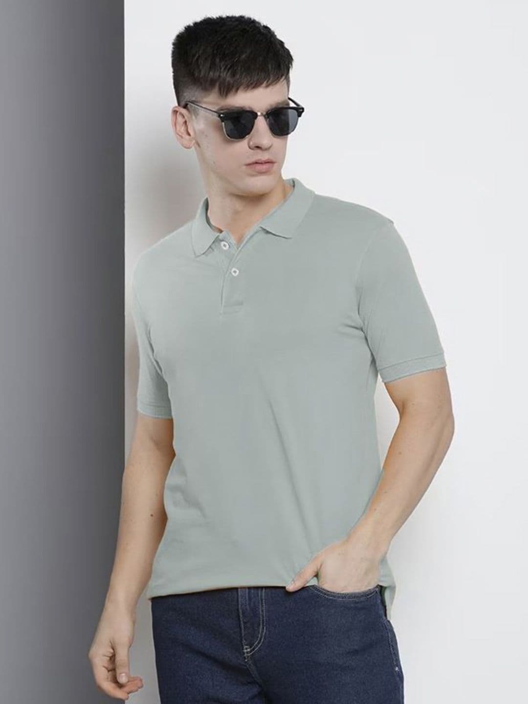 SZN Men Polo Collar Moisture Wicking T-shirt - view 1