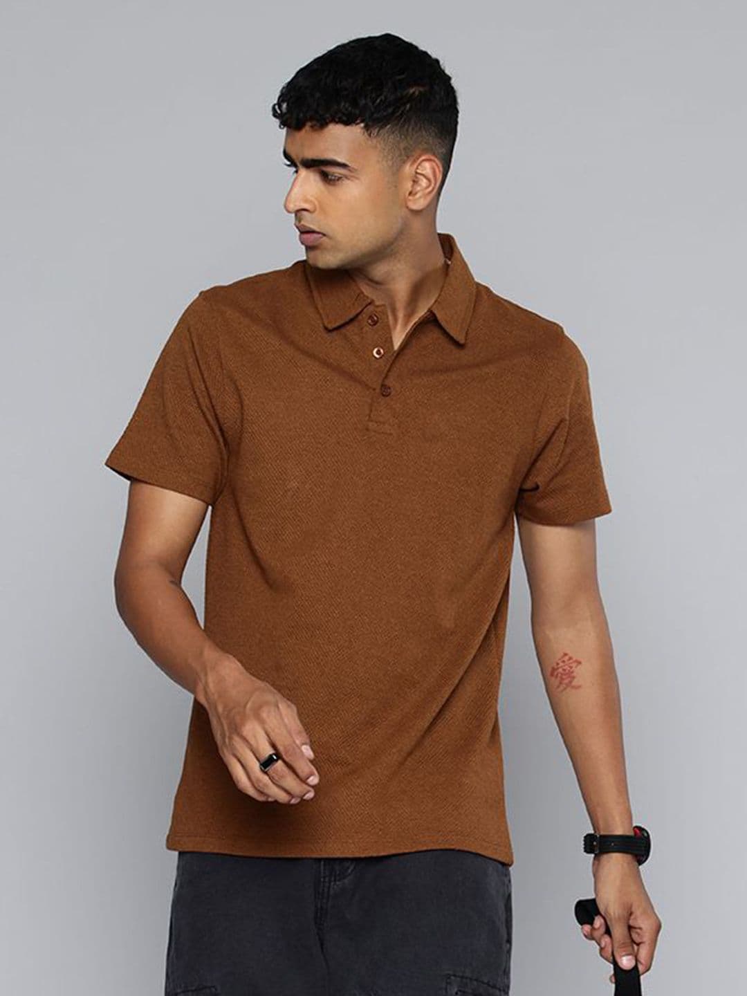 Moda Rapido Men Polo Collar Pockets T-shirt - view 1