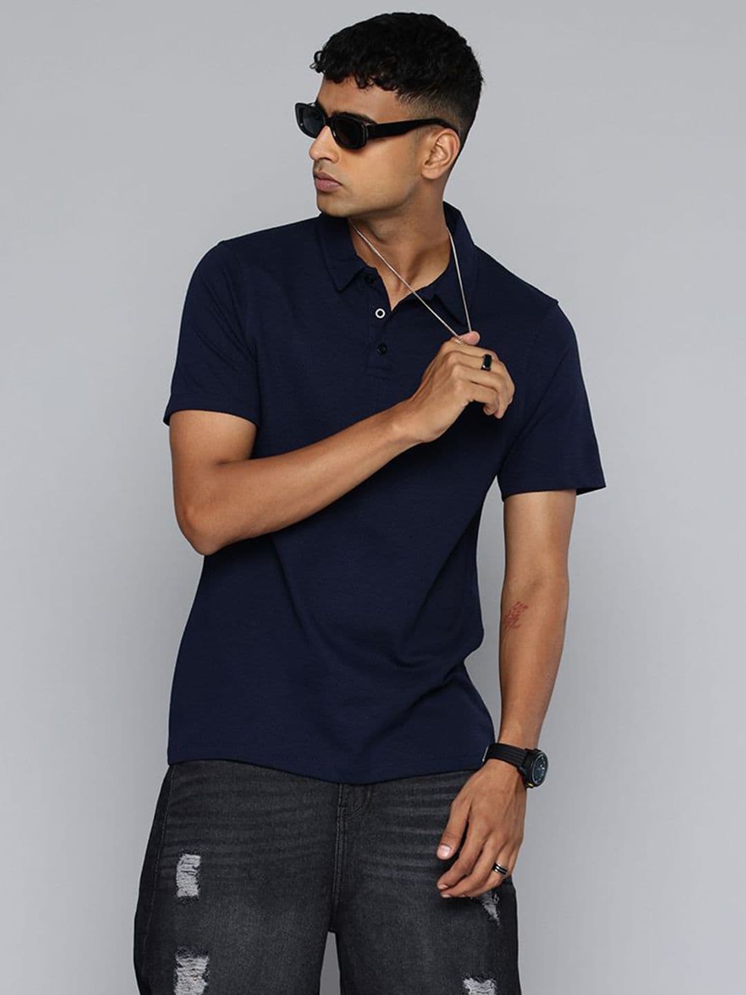 Moda Rapido Men Polo Collar Pockets T-shirt - view 1