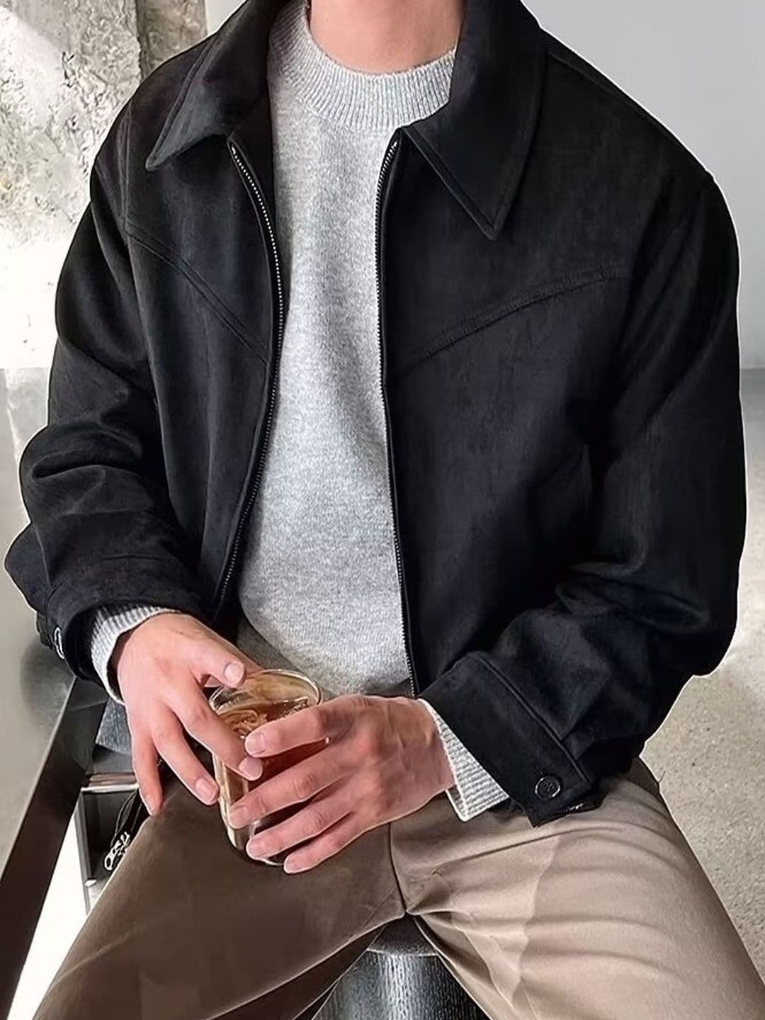 StyleCast Men Checked Long Sleeves Tailored Jacket - view 1
