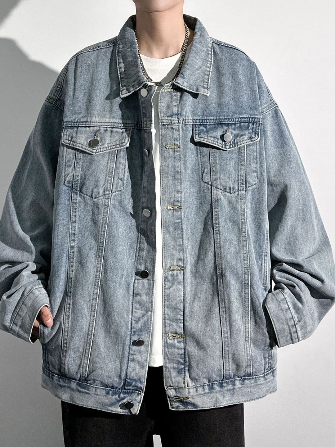 StyleCast x Revolte Men Outdoor Denim Jacket - view 1