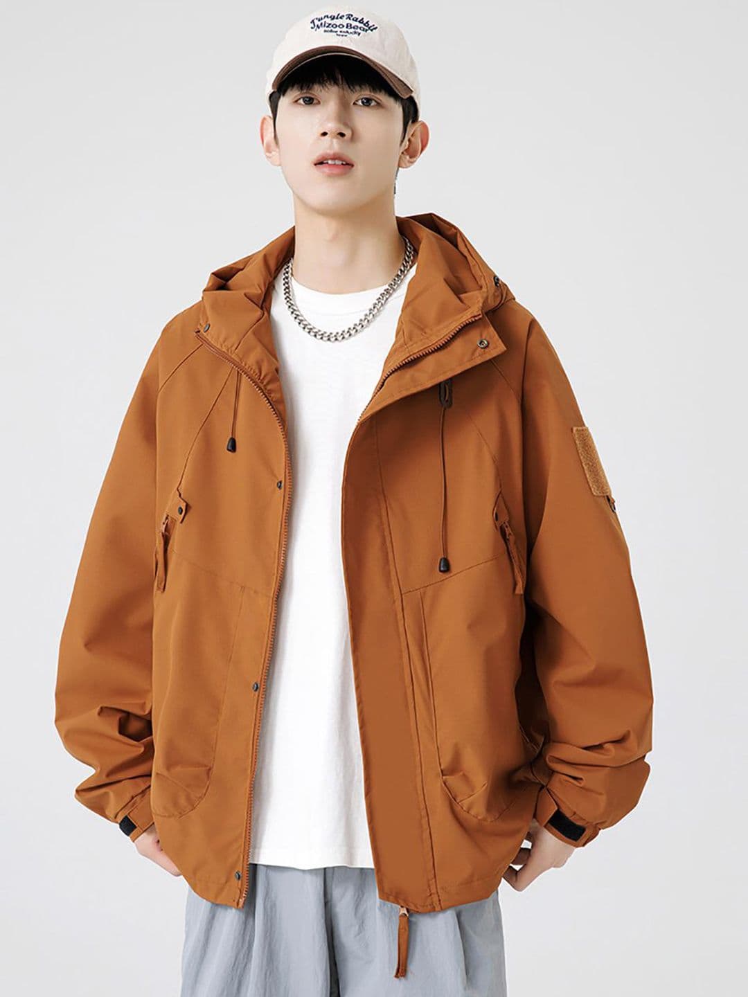StyleCast x Revolte Men Open Front Hooded Jacket - view 1