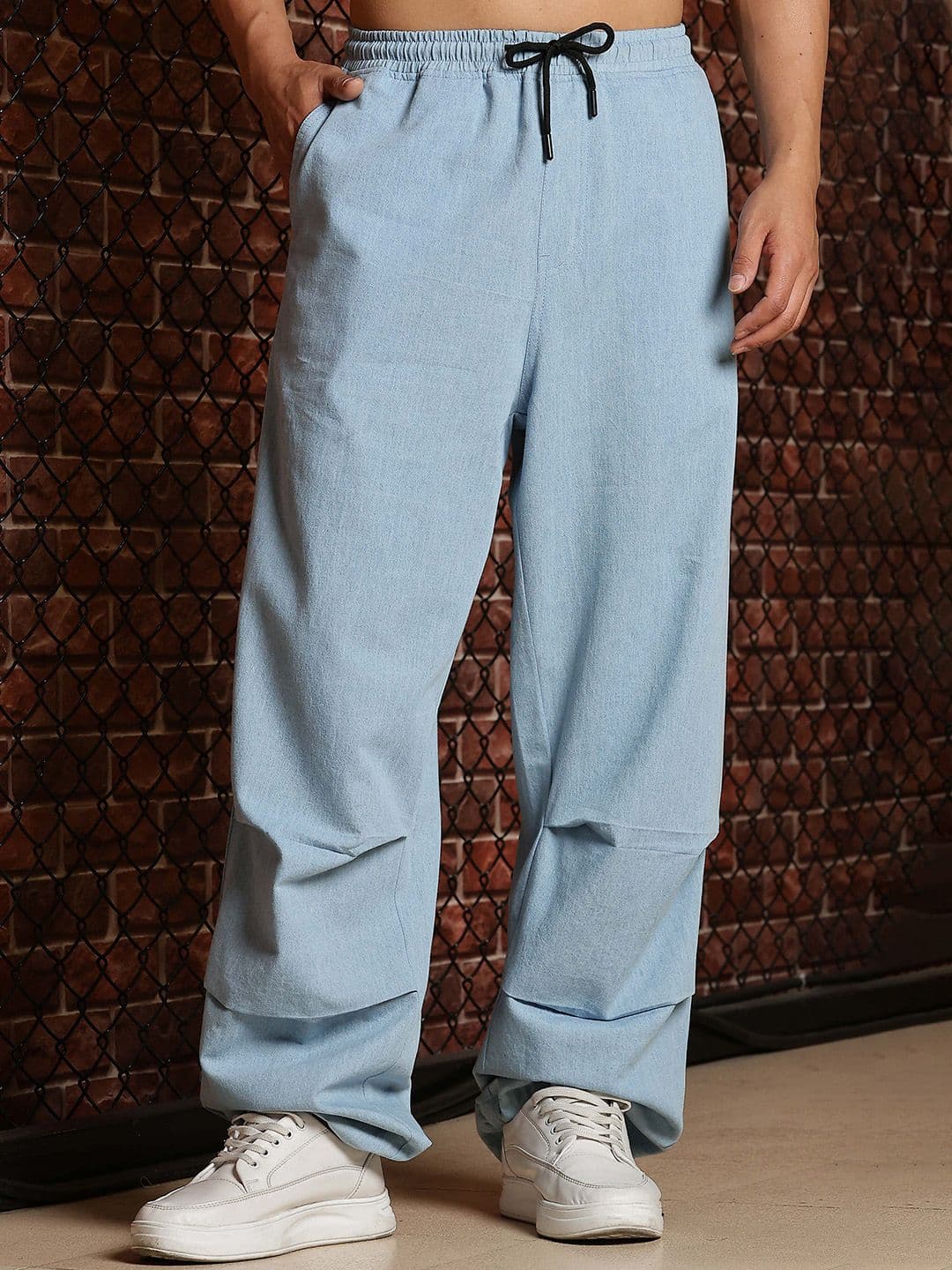 House of Koala Men Loosefit denim parachute cargo - view 1