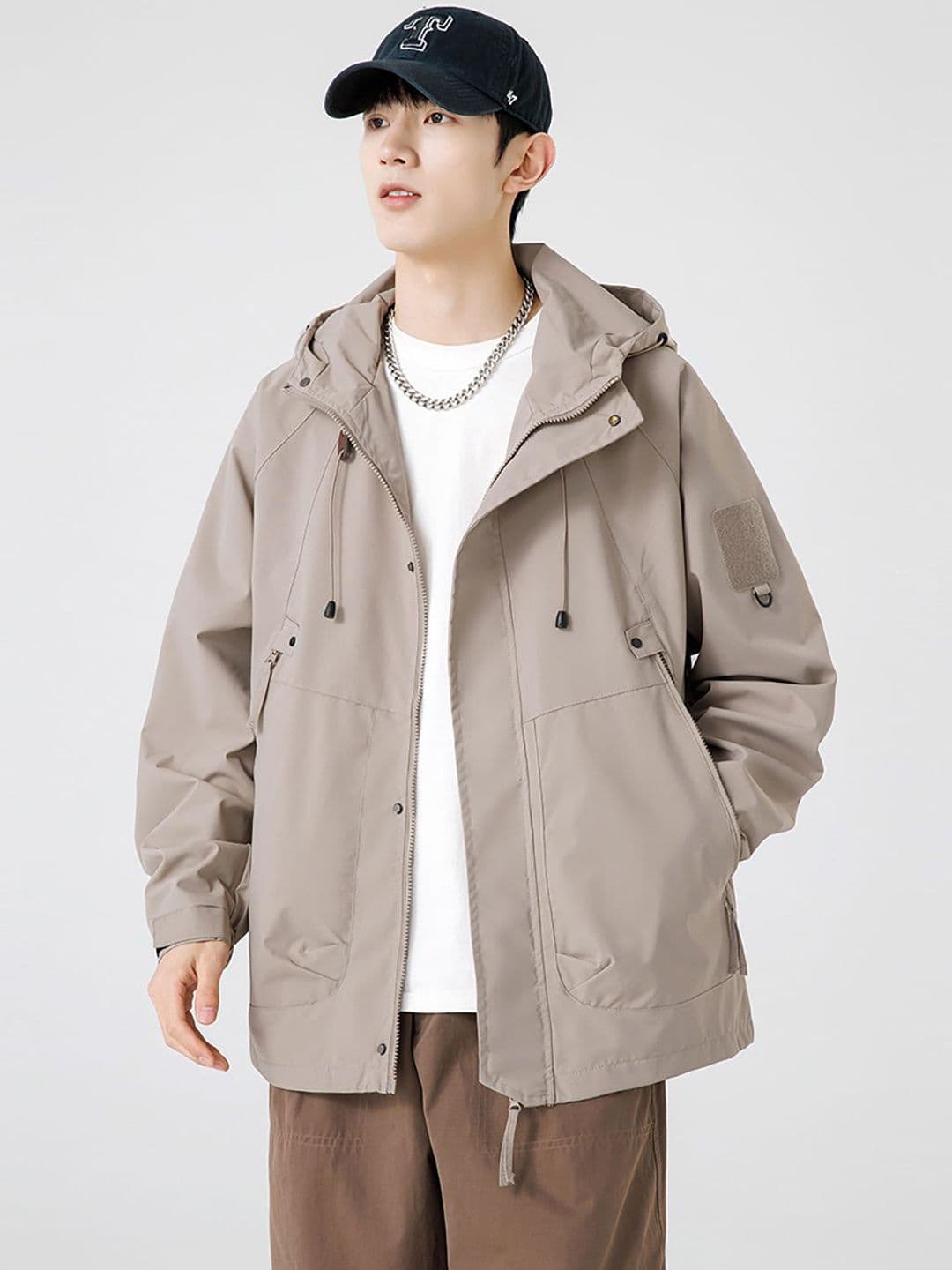 StyleCast x Revolte Men Open Front Hooded Jacket - view 1