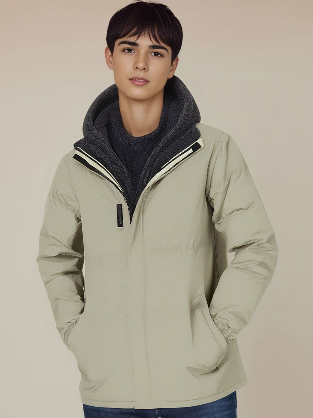 StyleCast x Revolte Men Parka Jacket - view 1