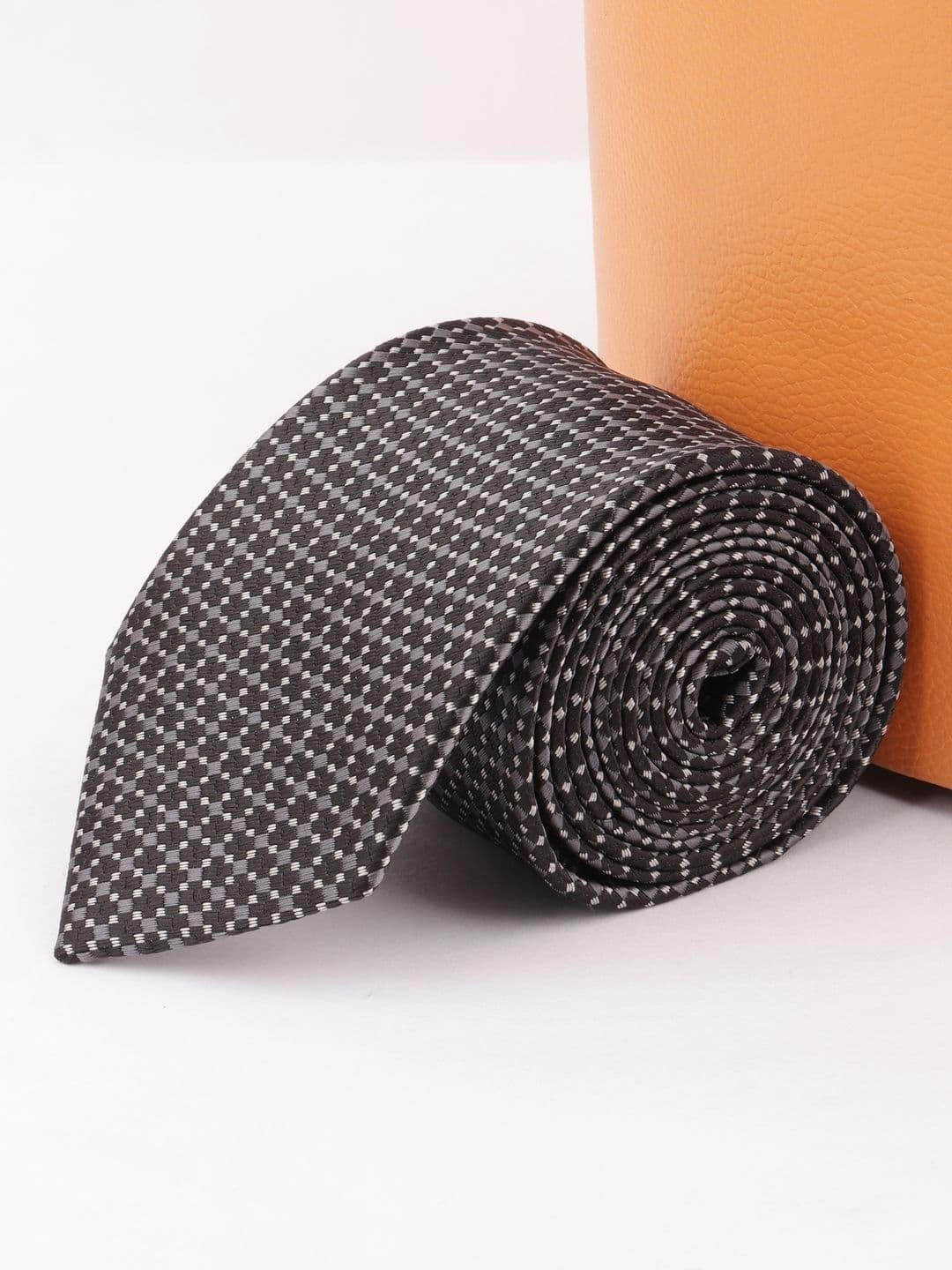 Alvaro Castagnino Men Woven Design Skinny Tie - view 1