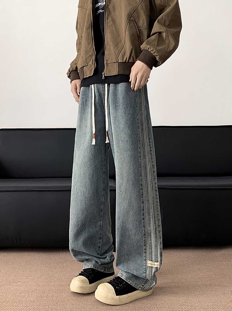 StyleCast x Revolte Men Light Fade Mid-Rise Relaxed Fit Jeans - view 1