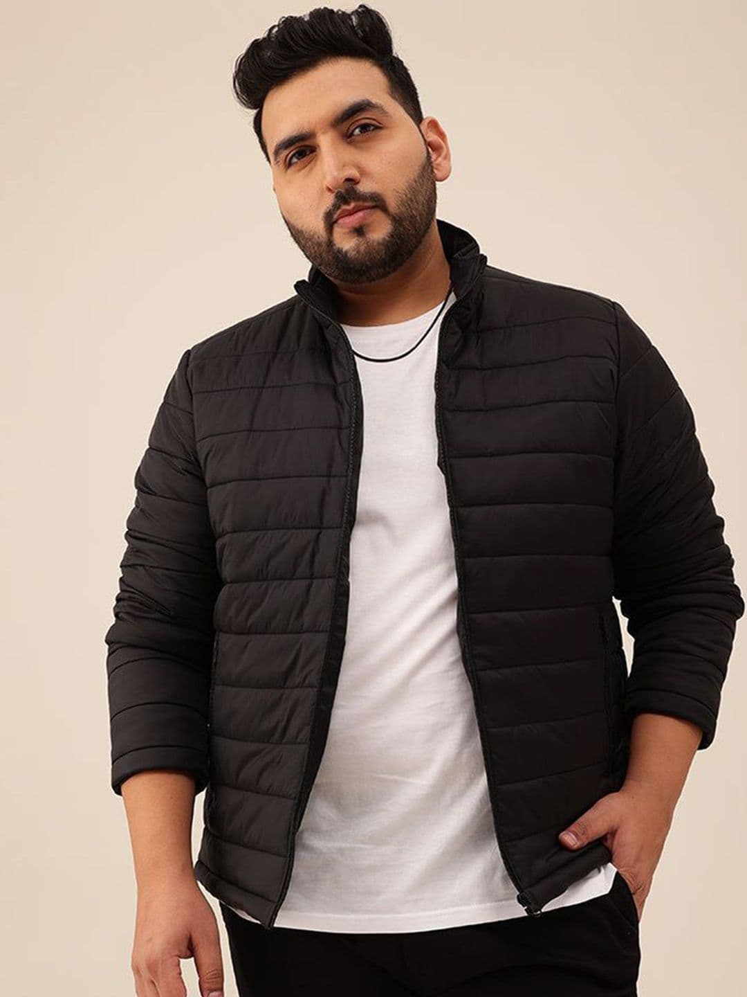 UNSTD Men Plus Size Puffer Jacket - view 1