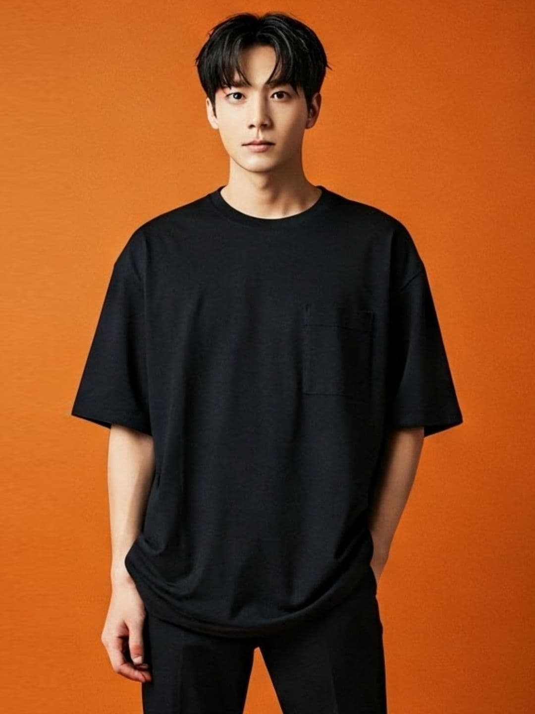 SMAN Men Drop-Shoulder Sleeves Pockets T-shirt - view 1