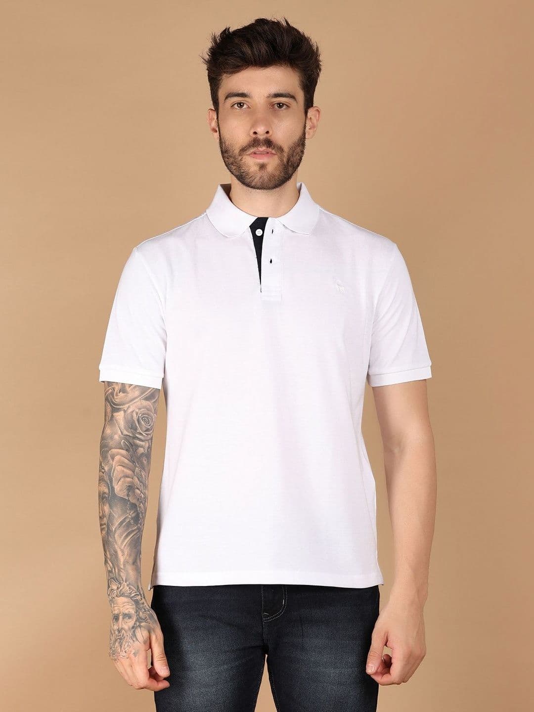 V-Mart Men Polo Collar T-shirt - view 1