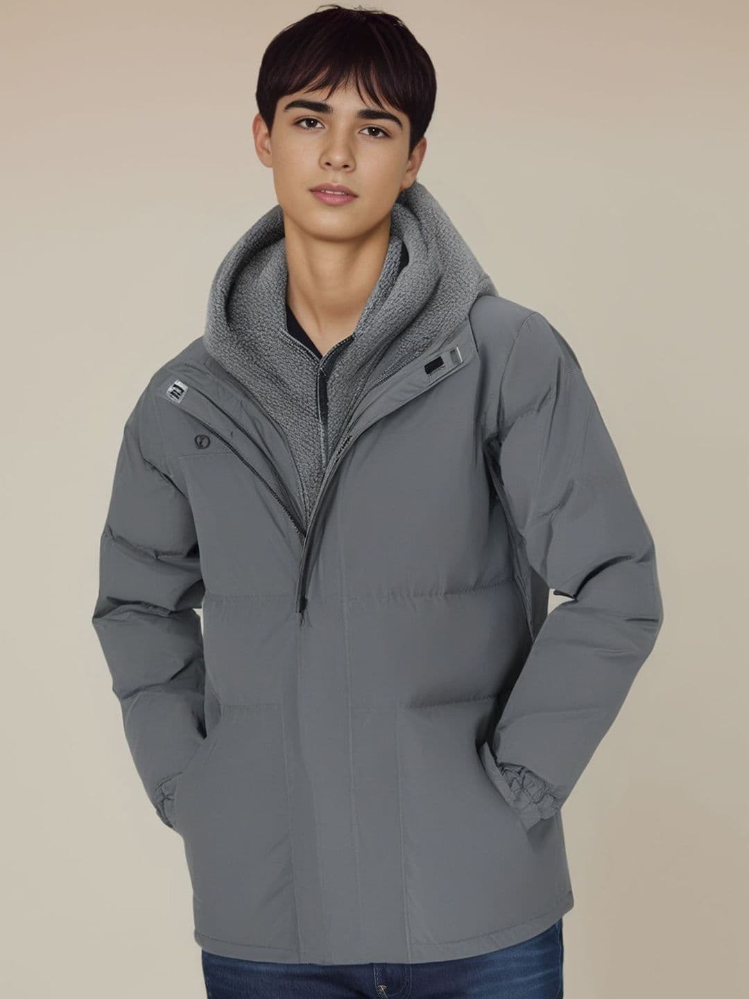 StyleCast x Revolte Men Parka Jacket - view 1