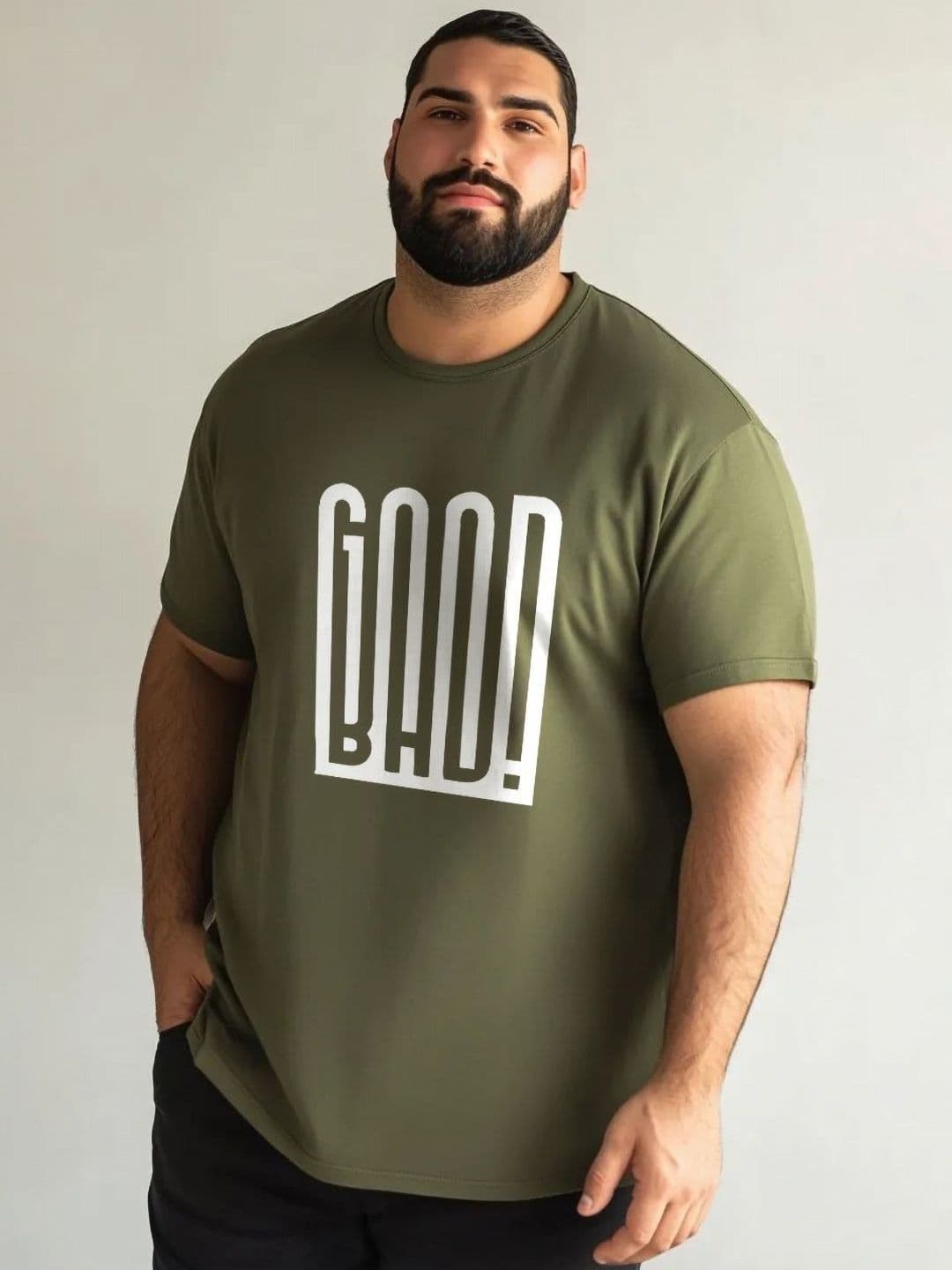Toodle Plus Men Plus Size Printed Cotton T-Shirt - view 1