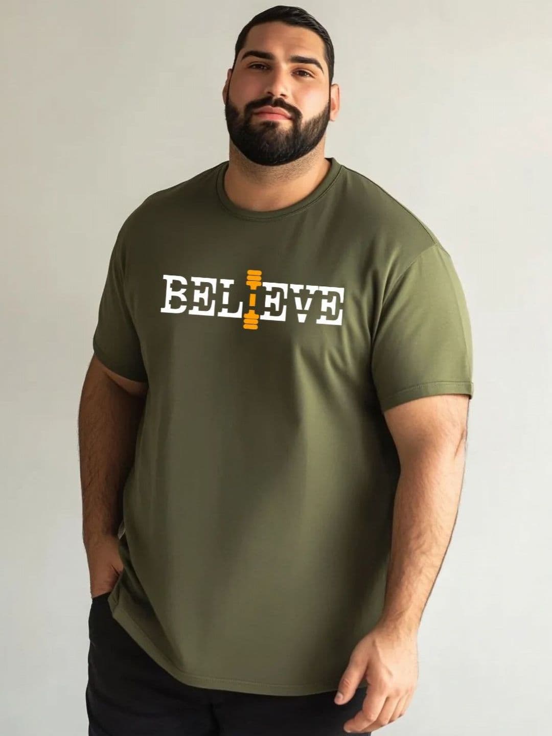 Toodle Plus Men Plus Size Printed Cotton T-Shirt - view 1
