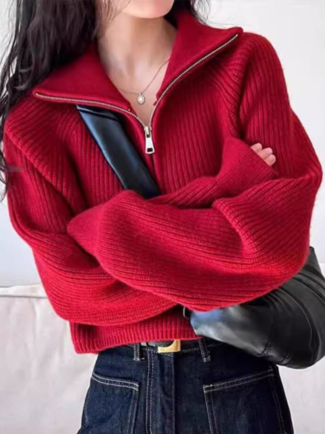StyleCast Women Ribbed Turtle Neck Long Sleeves Sweaters - view 1