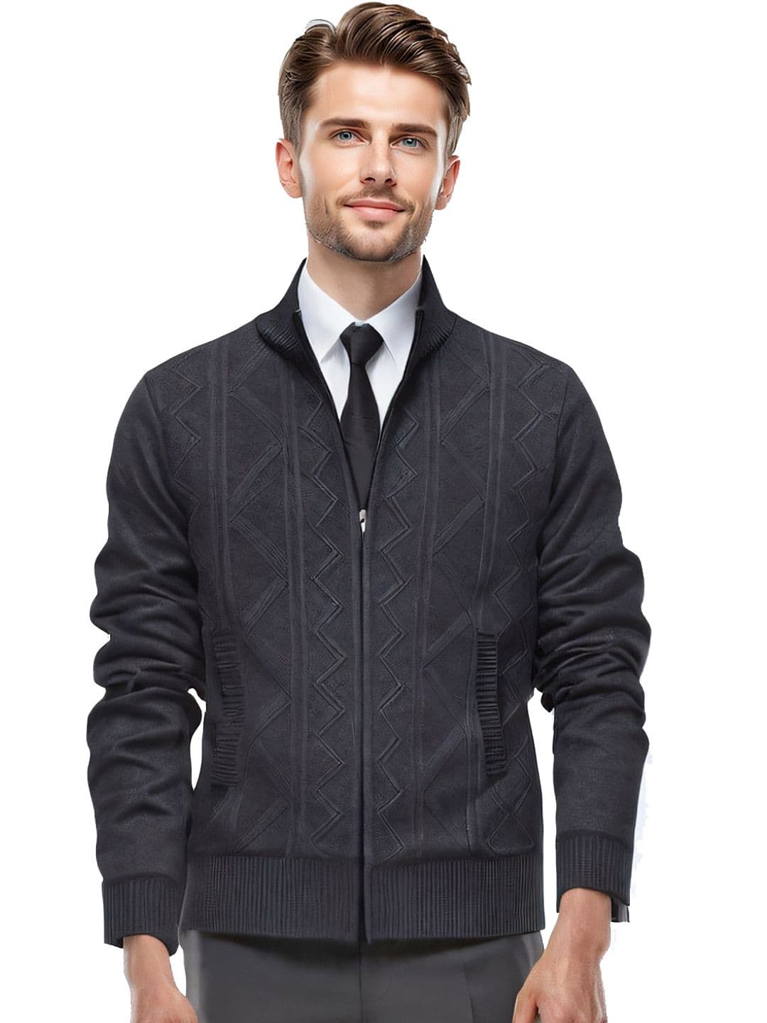StyleCast x Revolte Men Lightweight Open Front Jacket - view 1
