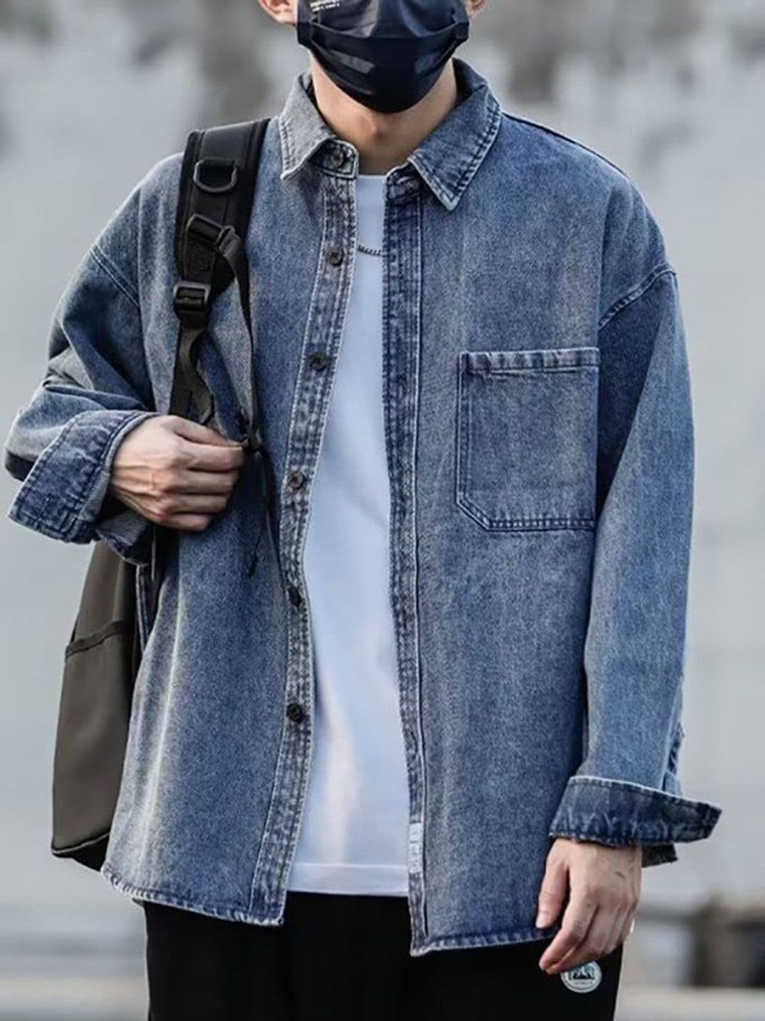 StyleCast x Revolte Men Lightweight Open Front Jacket - view 1