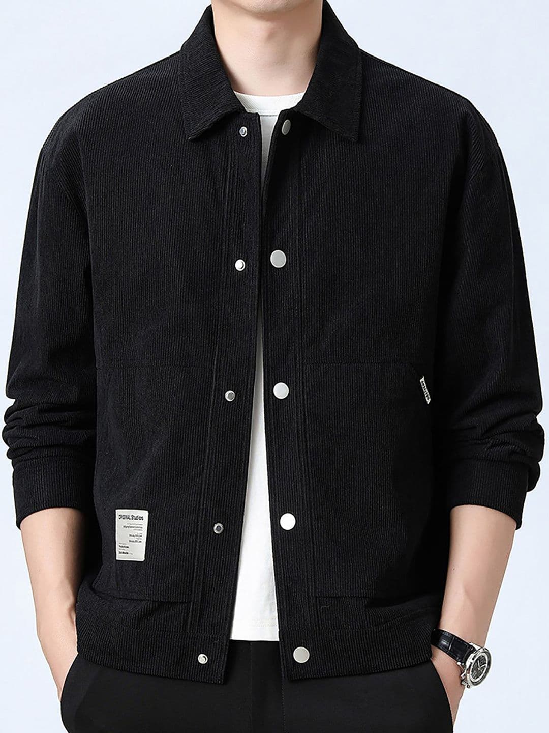 StyleCast x Revolte Men Solid Casual Windcheater Jacket - view 1