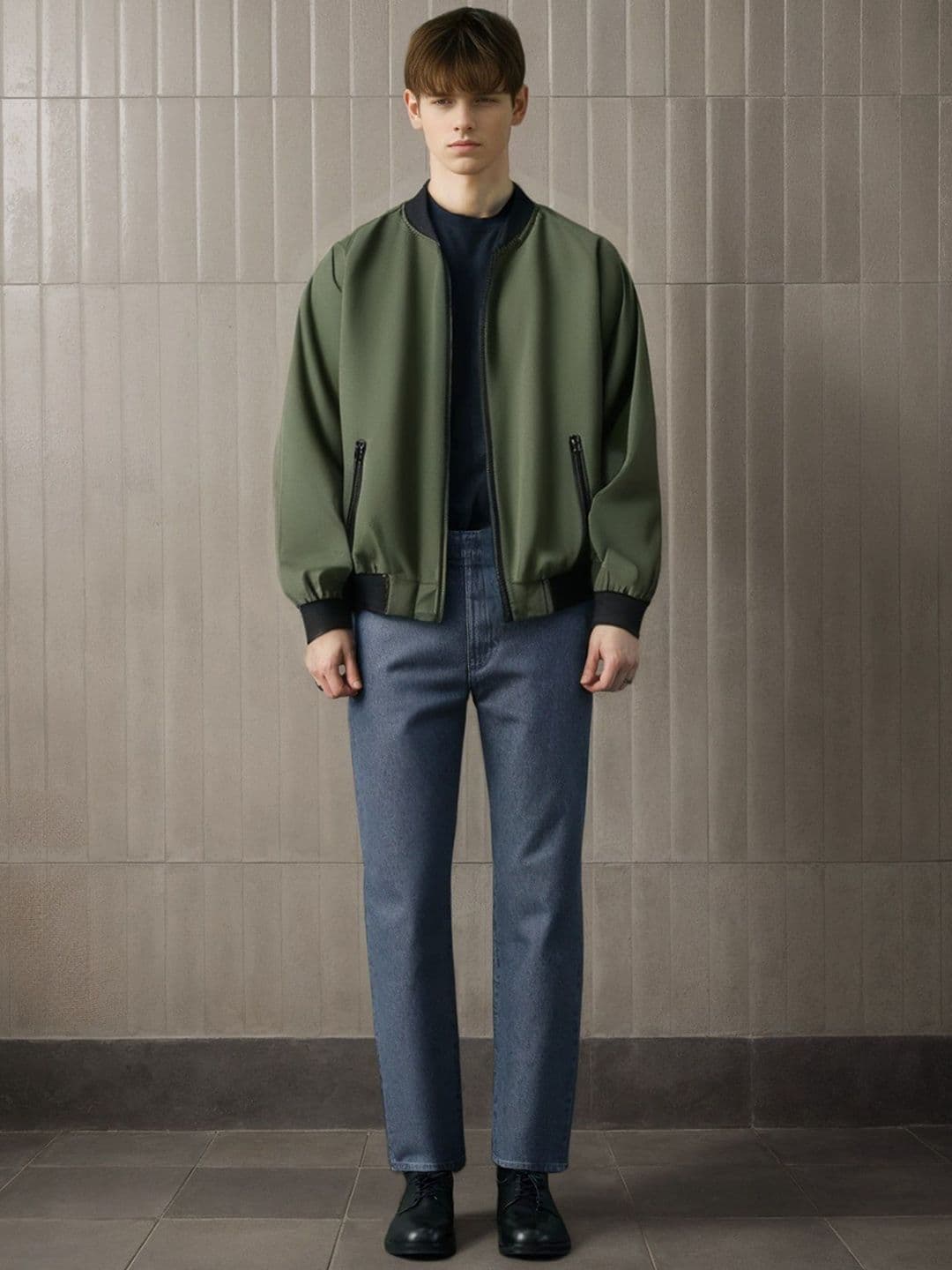 StyleCast x Revolte Men Stand Collar Tailored Jacket - view 1