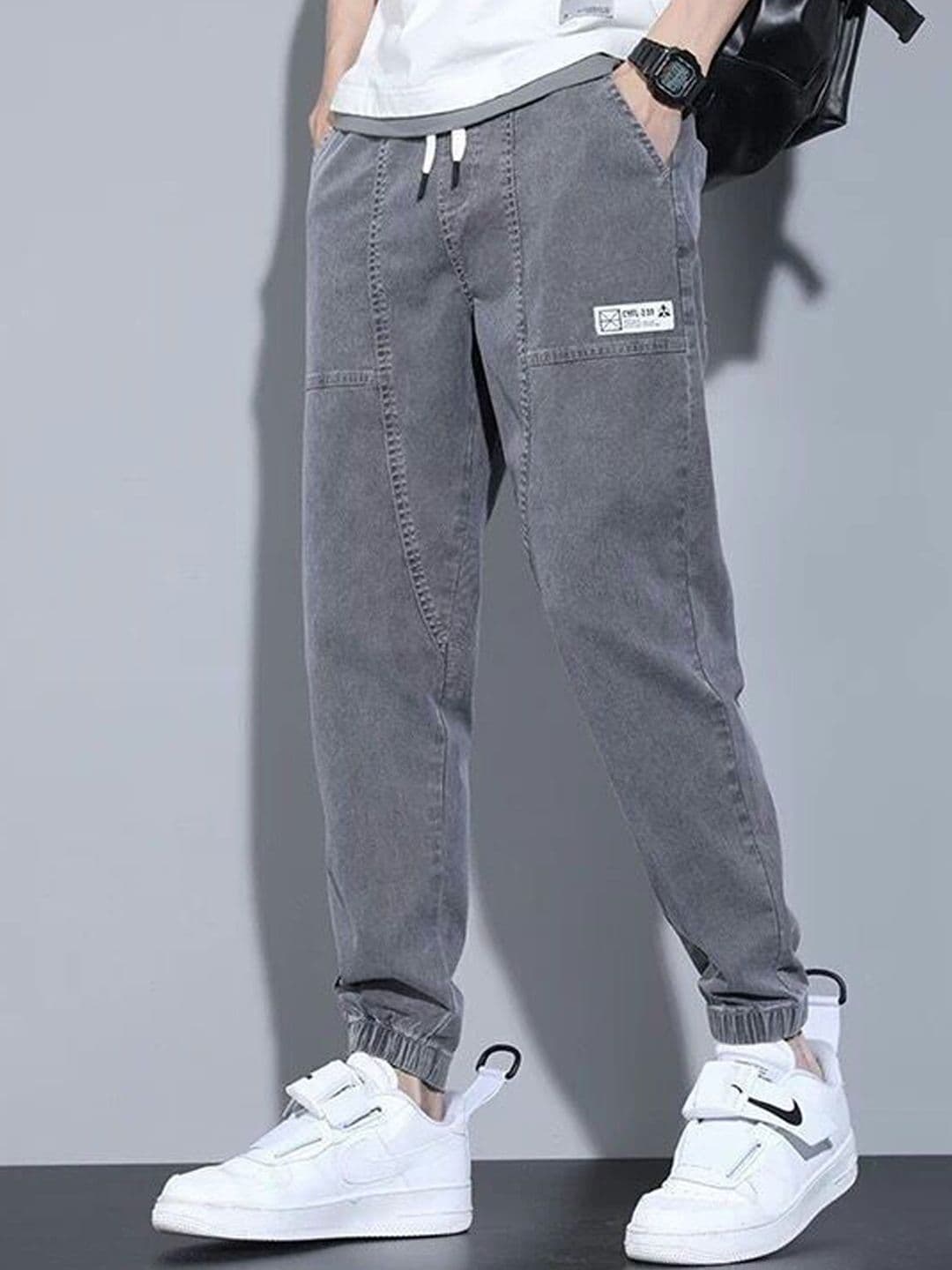 StyleCast Men Clean Look Stretchable Jogger Jeans - view 1