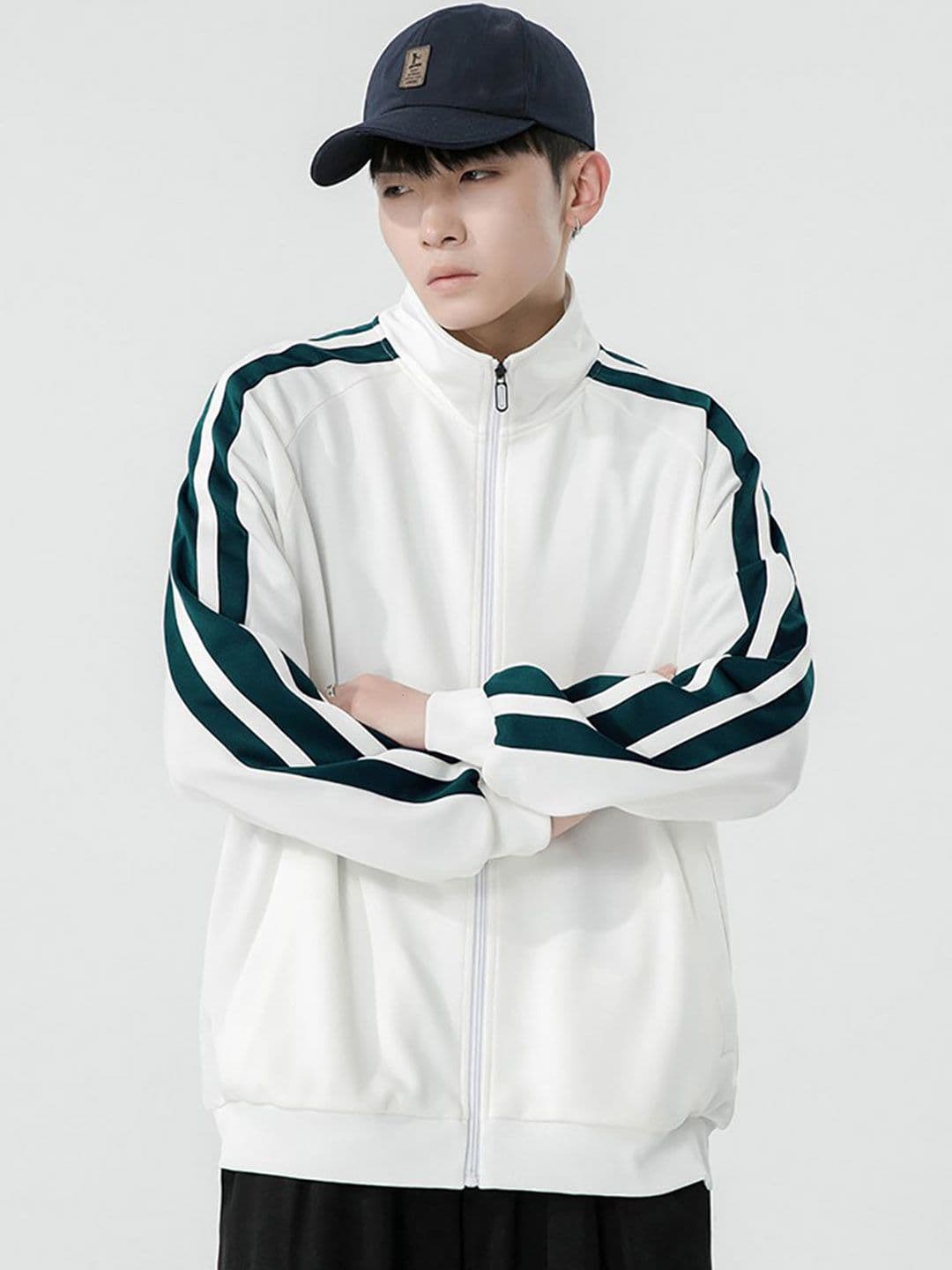 StyleCast x Revolte Men Striped Tailored Jacket - view 1