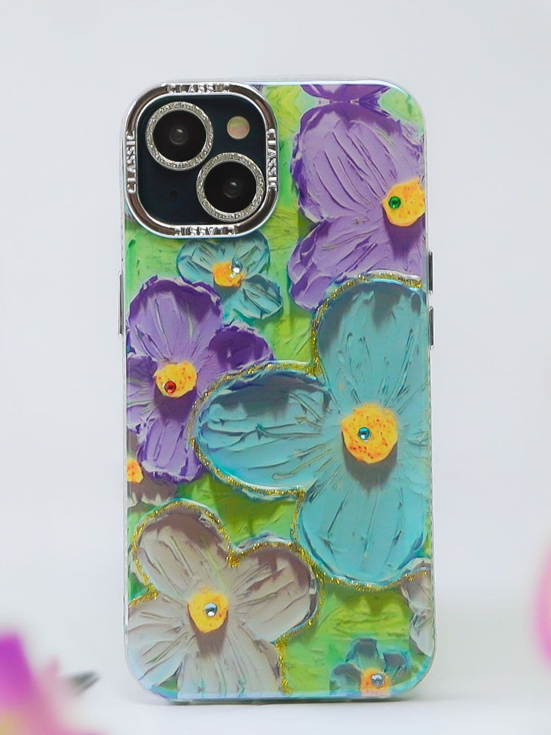 PEEPERLY Floral Printed iPhone 15 Pro Back Case Mobile Accessories - view 1
