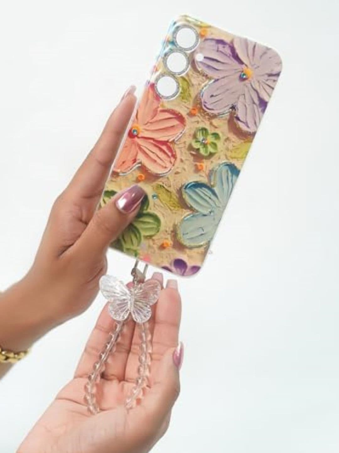 PEEPERLY Floral Printed Samsung Galaxy S23 Plus 5G Back Case Mobile Accessories - view 1