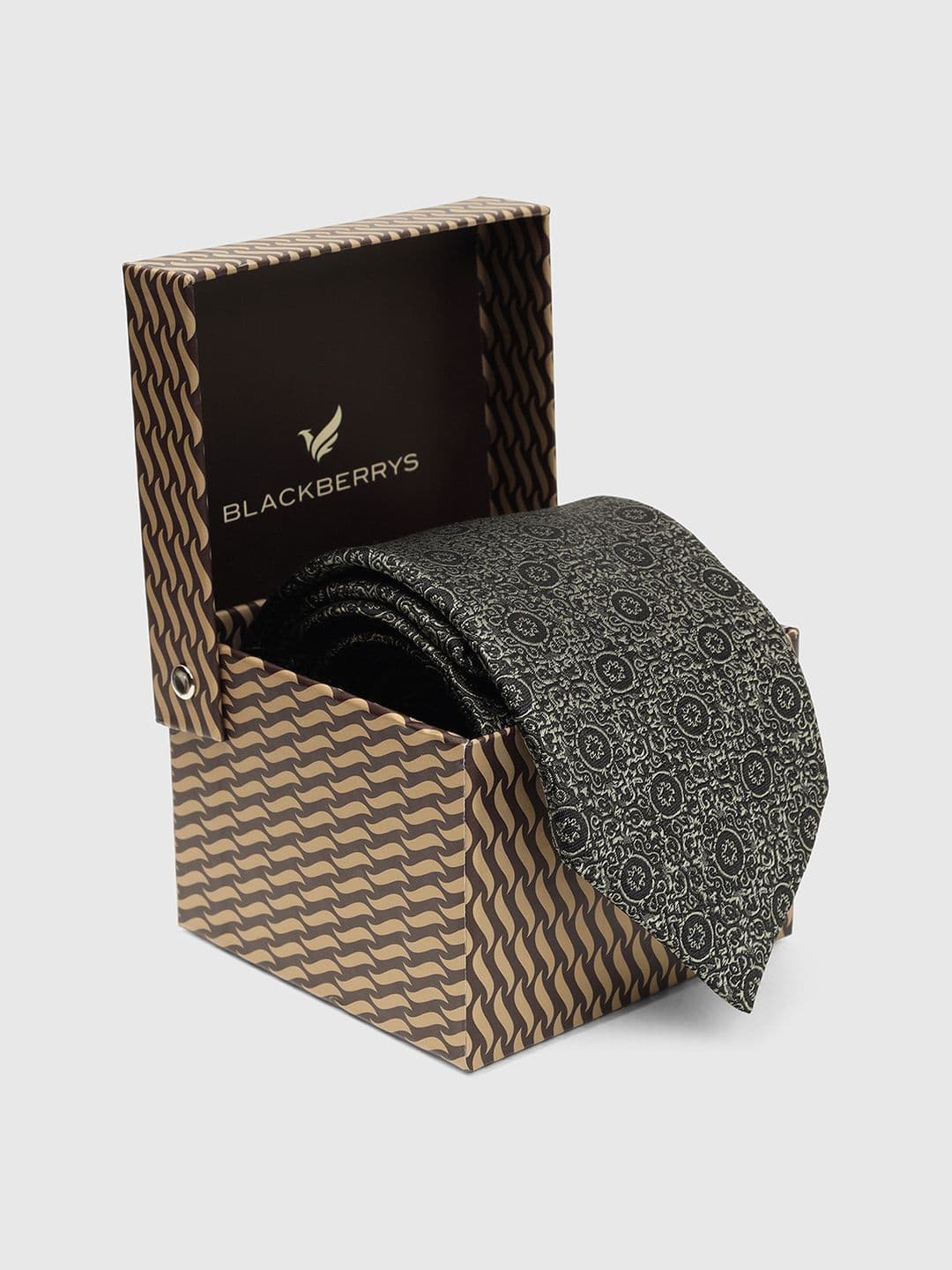 Blackberrys Men Woven Design Skinny Tie - view 1