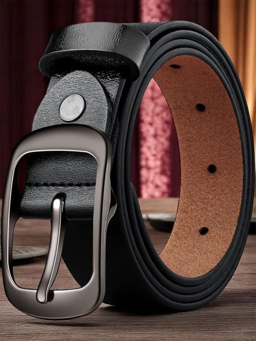 Killer Men Textured Leather Formal Belt - view 1