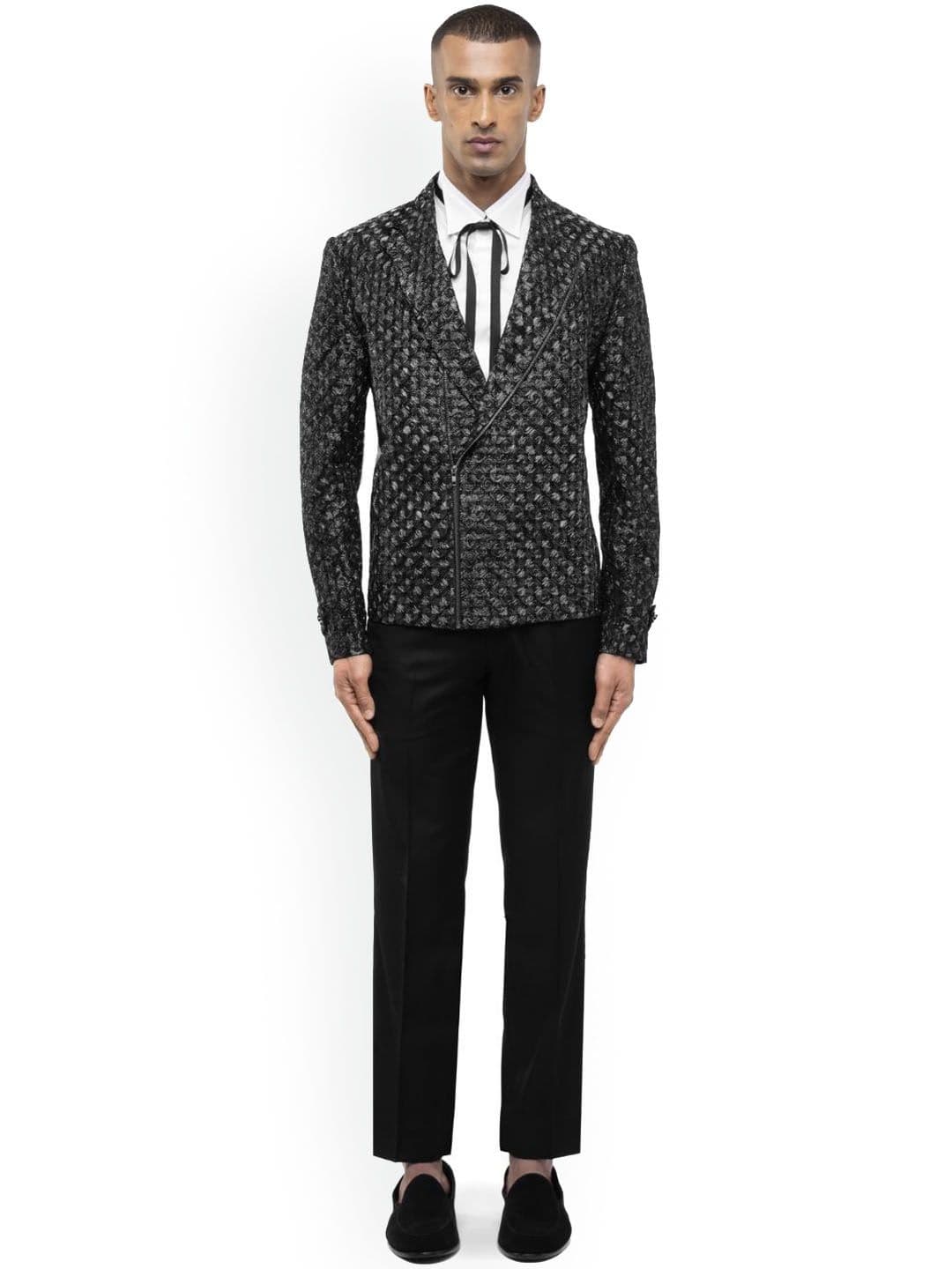 SDS By Kushal Shah Men Embroidered Tailored Jacket - view 1