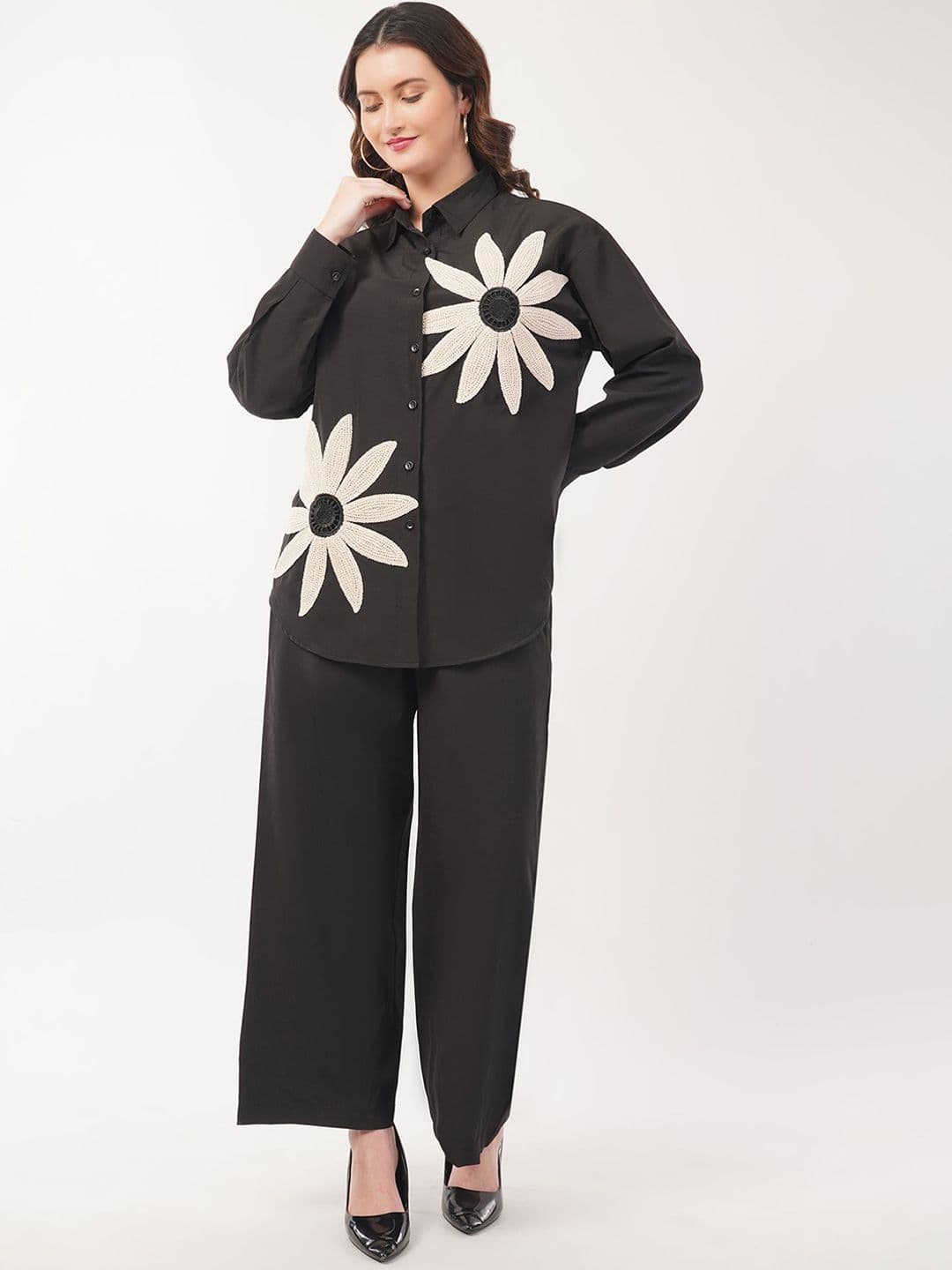 clobug Embroidered Shirt & Trousers Co-Ords - view 1