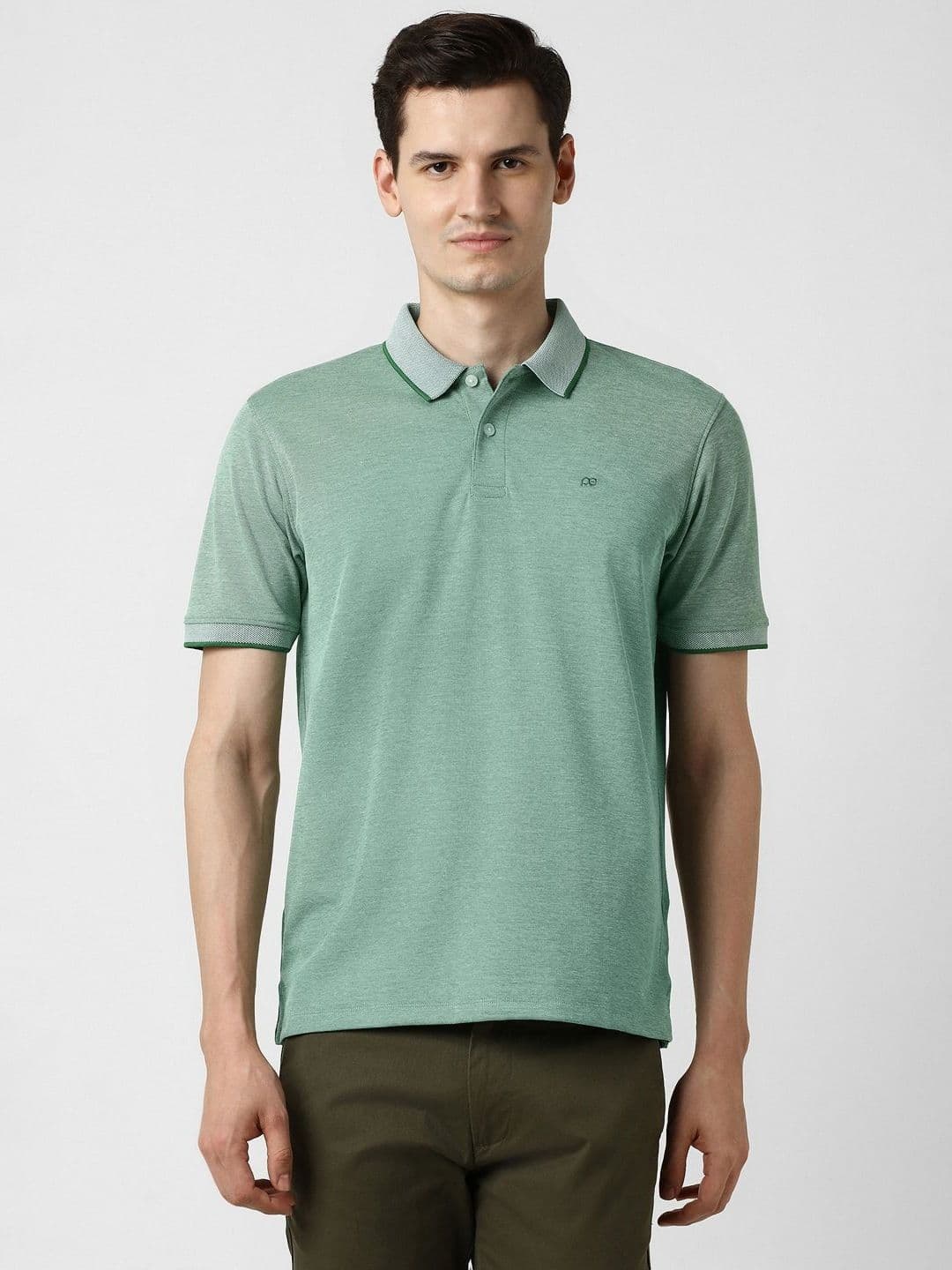 Peter England Men Polo Collar Pockets T-shirt - view 1