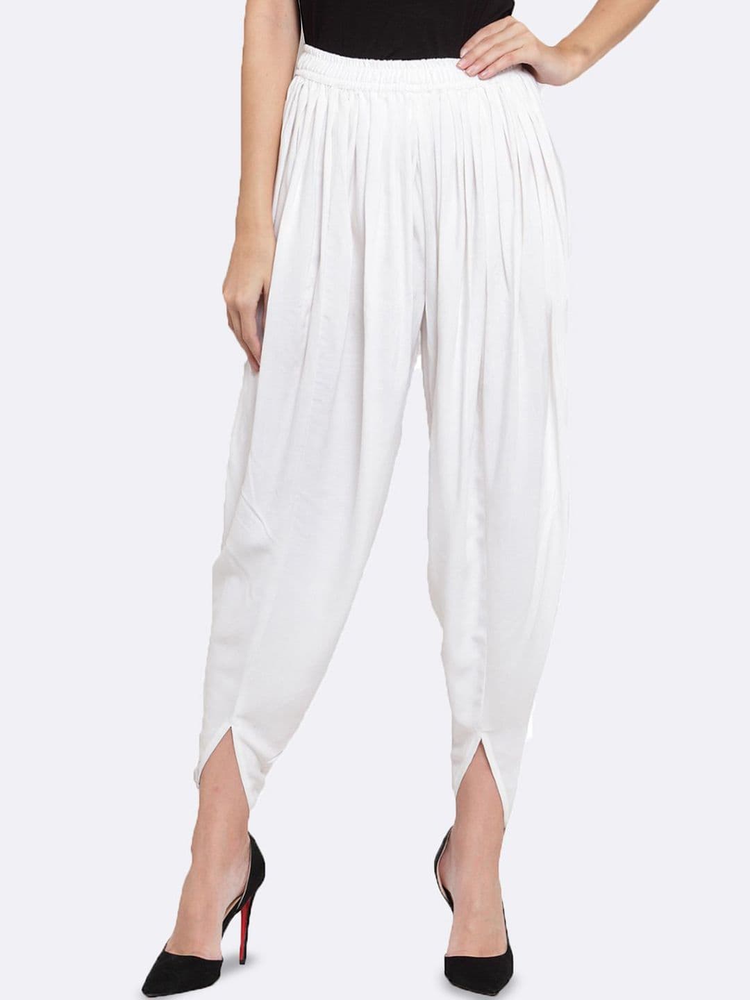 Clora Creation Women Rayon Pleated Slip On Dhoti Salwar - view 1