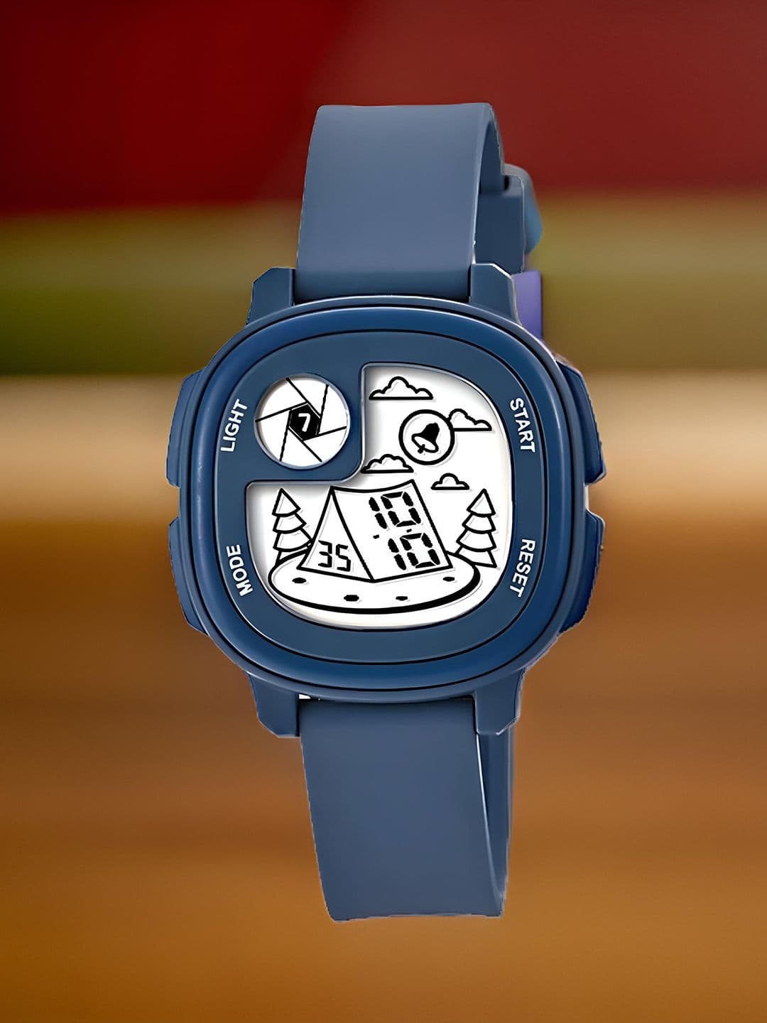 Otage Kids Patterned Dial & Straps Digital Multi Function Watch Kid-Home-Blue - view 1