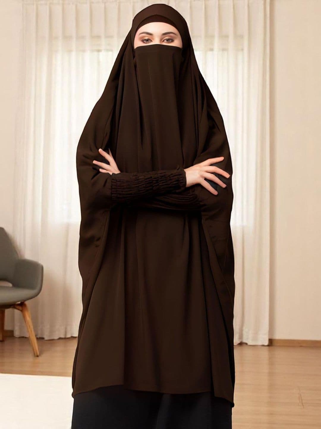 BASHARIYA Khimar Hijab With Adjustable Mouthpiece - view 1